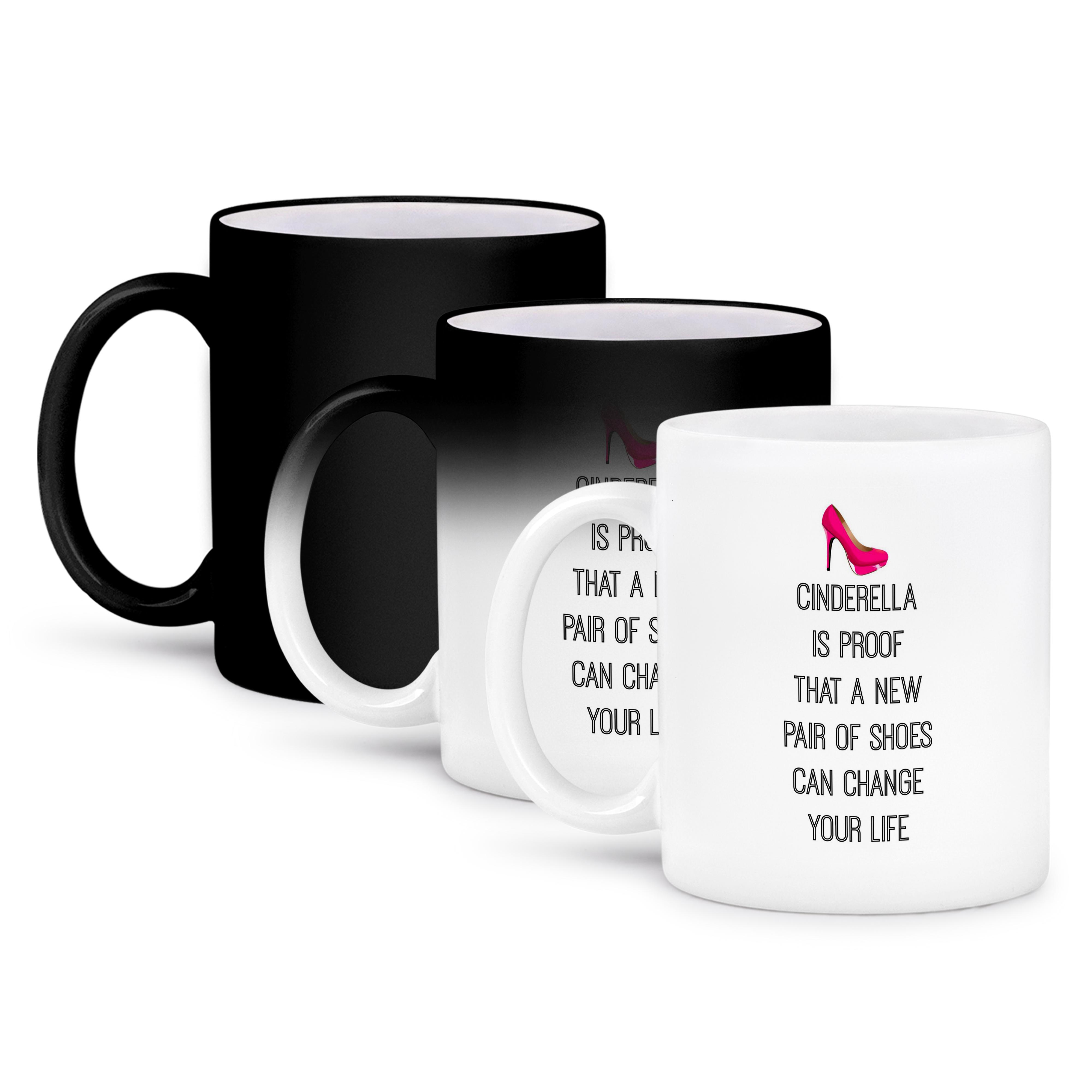 3dRose, Aschenputtel ist der Beweis, dass ein neues Paar Schuhe Ihr Leben verändern kann, Tasse - Bild 57 von 99