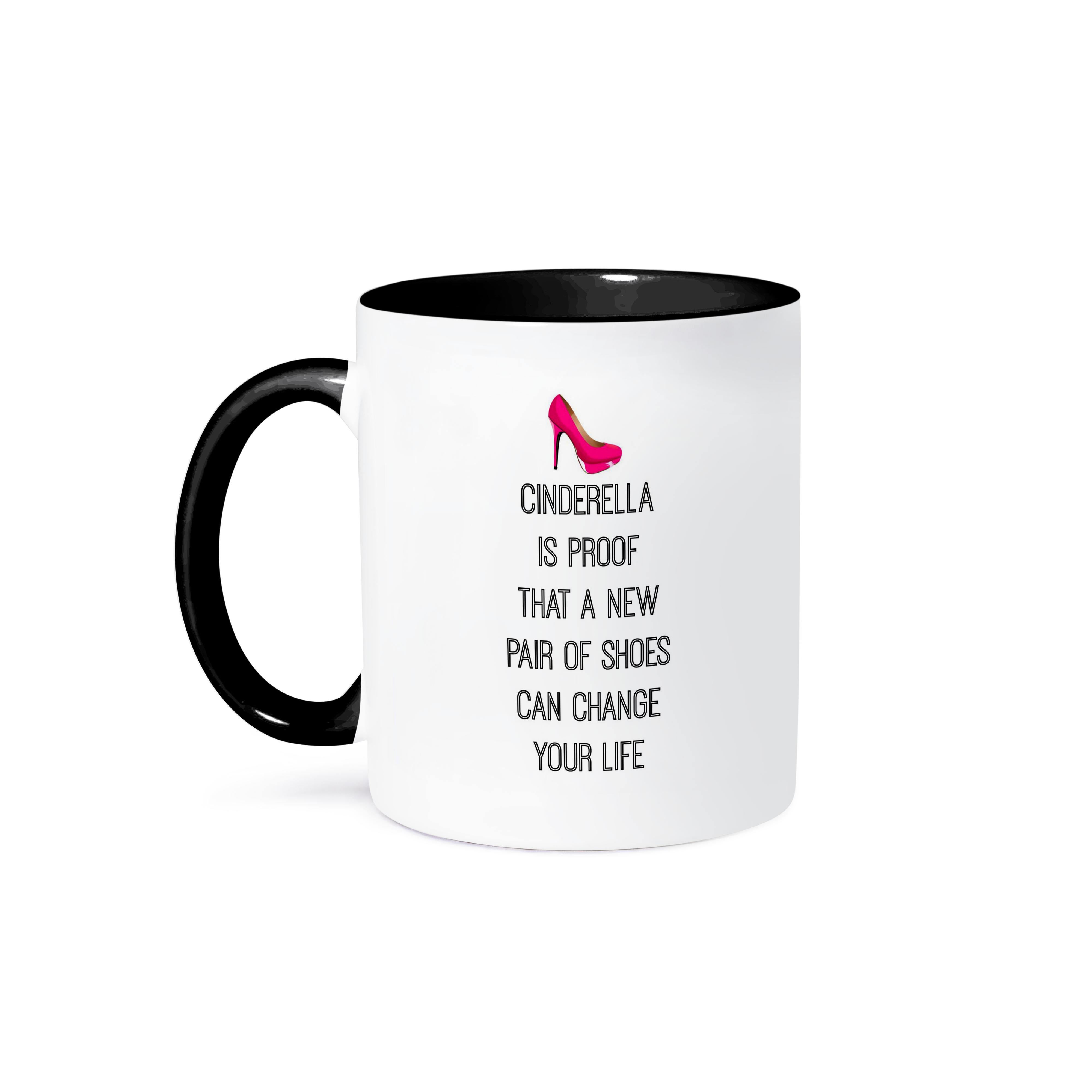 3dRose, Aschenputtel ist der Beweis, dass ein neues Paar Schuhe Ihr Leben verändern kann, Tasse - Bild 15 von 99