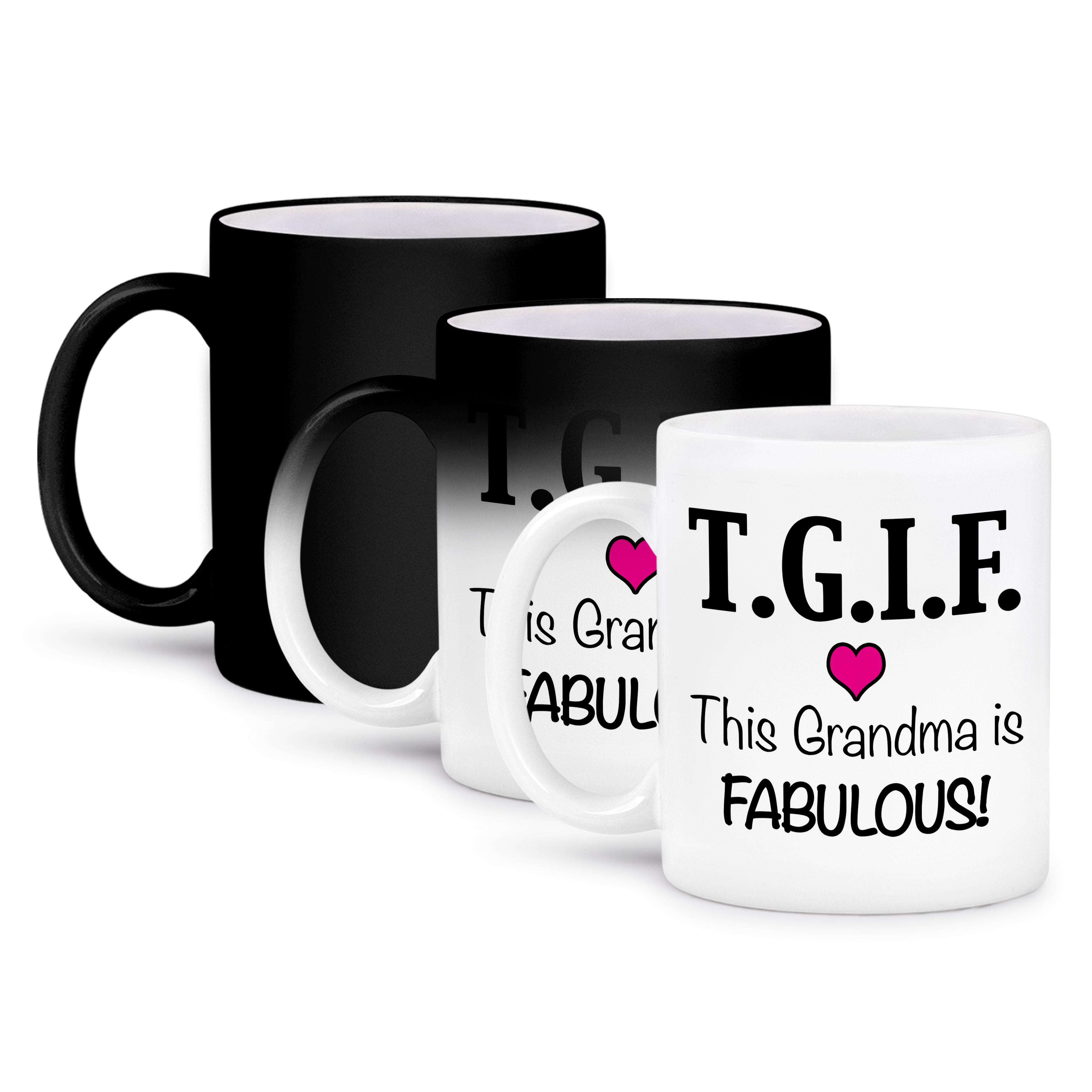3dRose, TGIF This Grandma is Fabulous, Pink, Mug - Bild 64 von 99