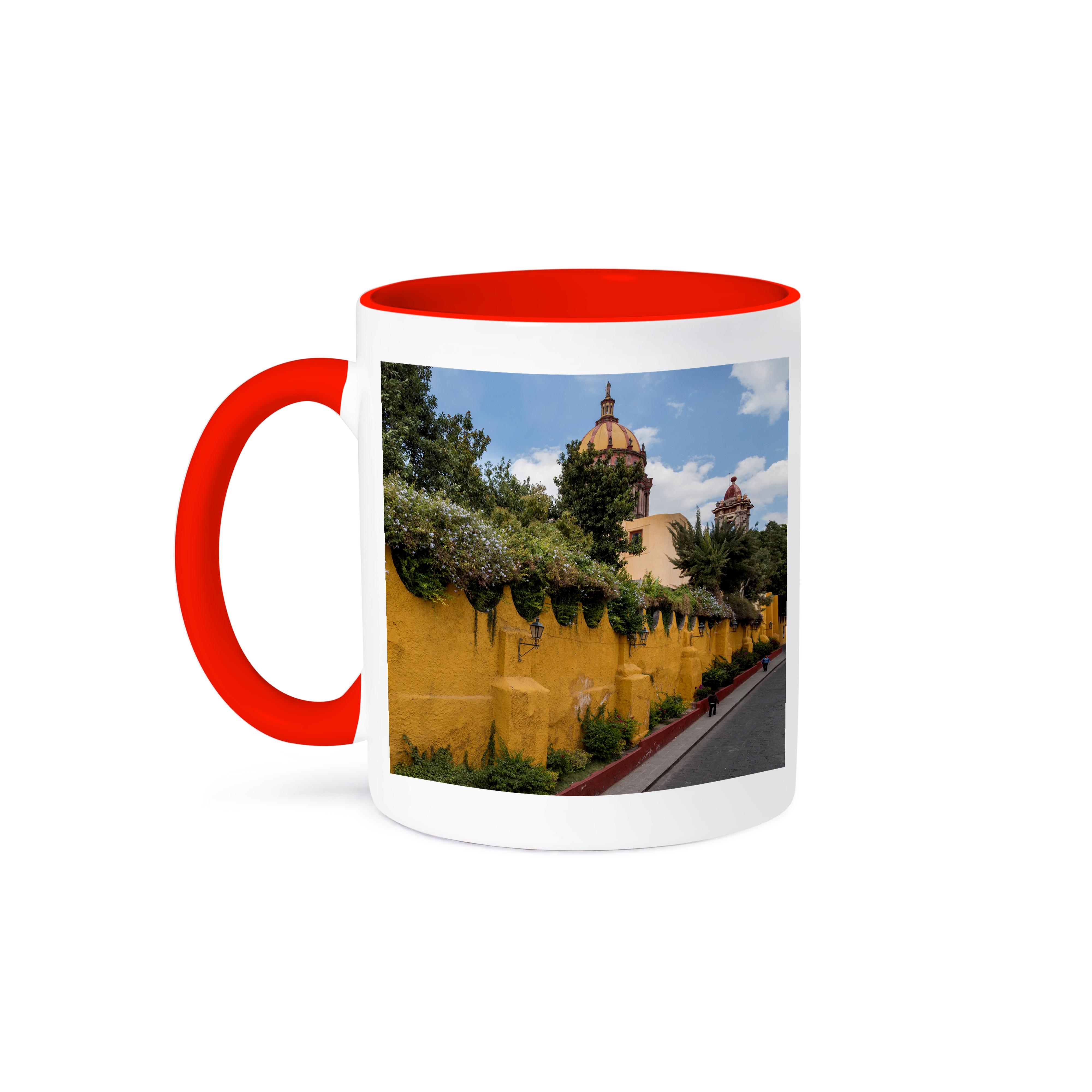 3dRose, Messico, San Miguel de Allende. Tazza gialla da parete esterna chiesa., - Foto 8 di 99