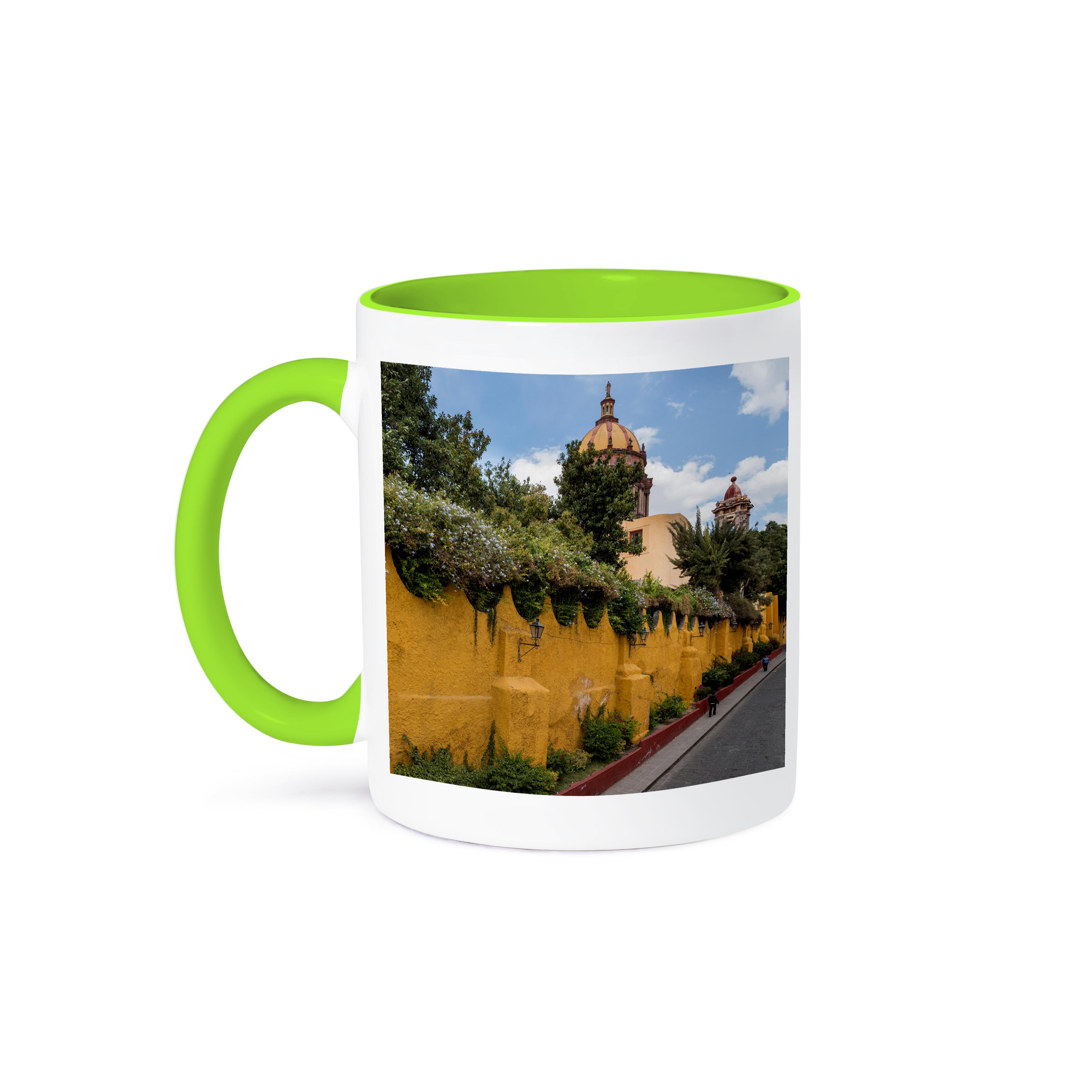 3dRose, Messico, San Miguel de Allende. Tazza gialla da parete esterna chiesa., - Foto 79 di 99