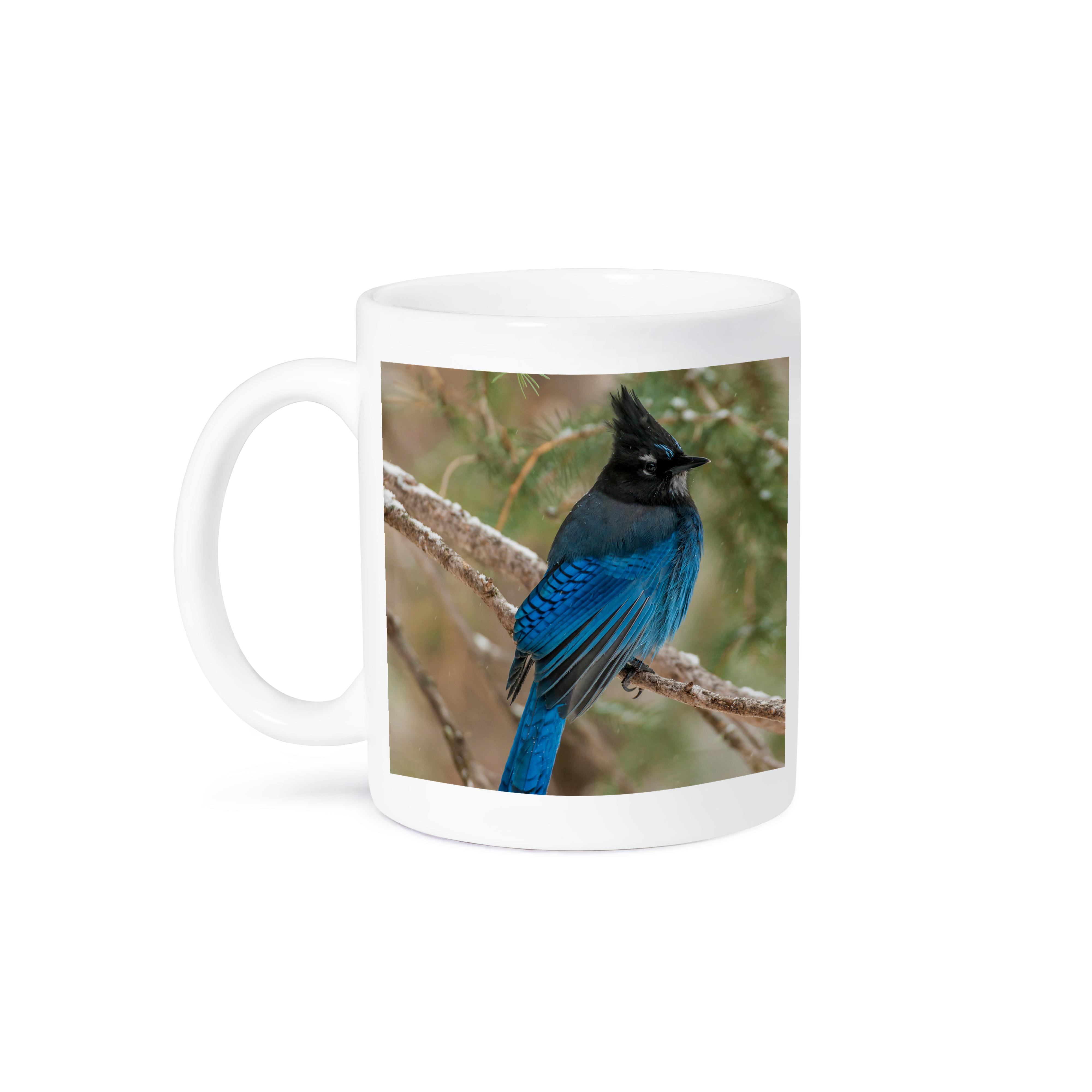 3dRose, USA, Wyoming, Yellowstone NP. Stellers jay bird in tree., Mug - Bild 29 von 99