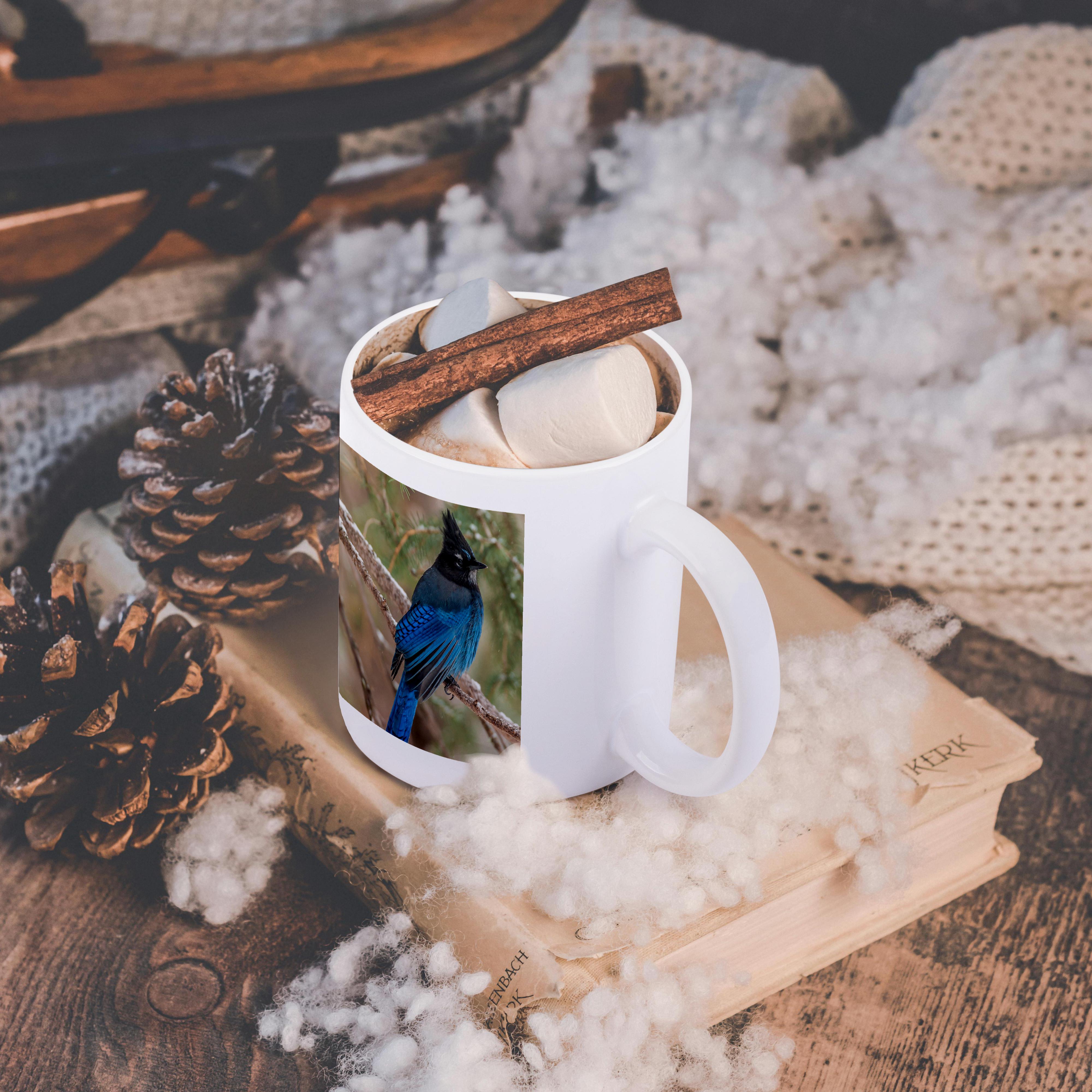3dRose, USA, Wyoming, Yellowstone NP. Stellers jay bird in tree., Mug - Bild 33 von 99
