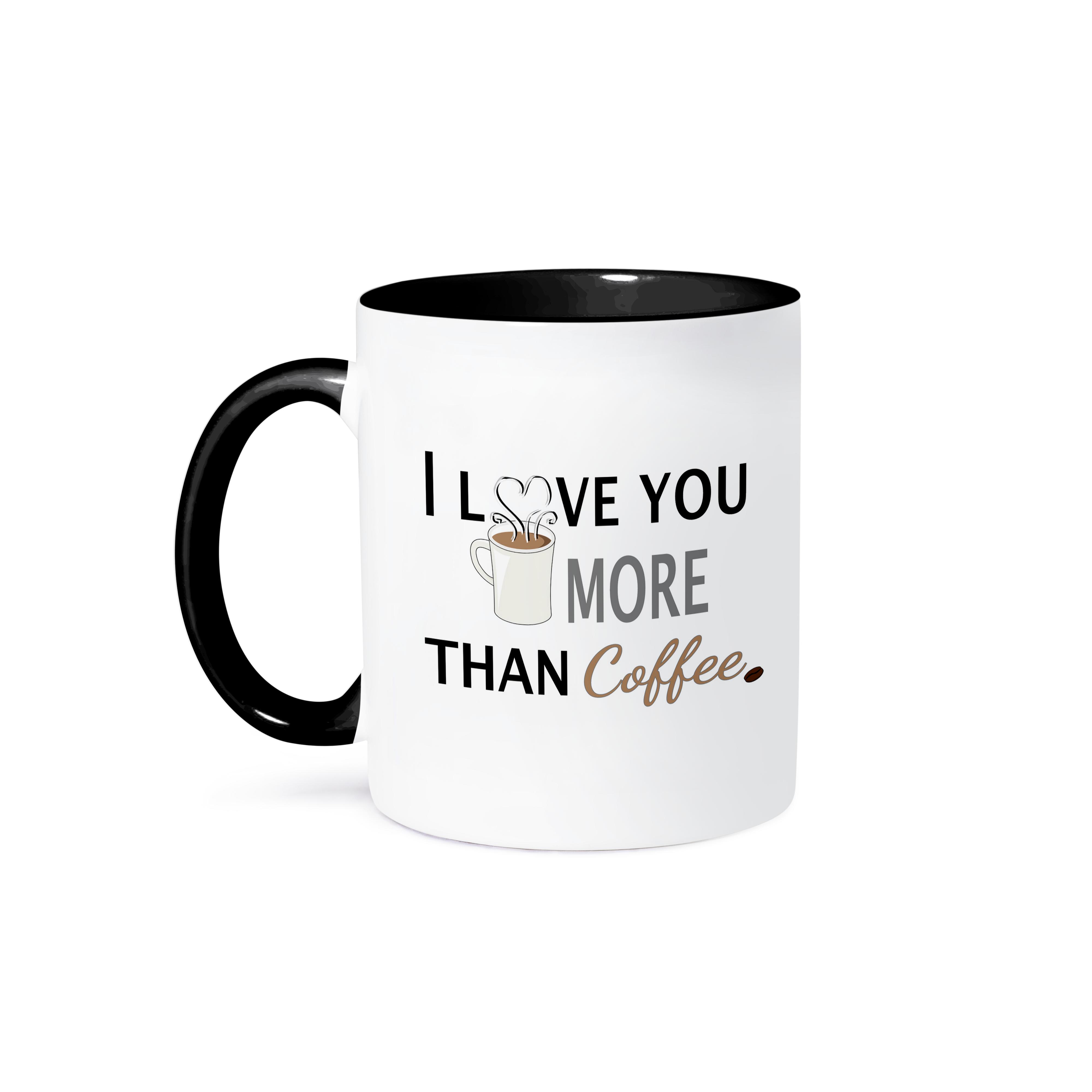 3dRose, I Love You More Than Coffee, Mug - Bild 15 von 99