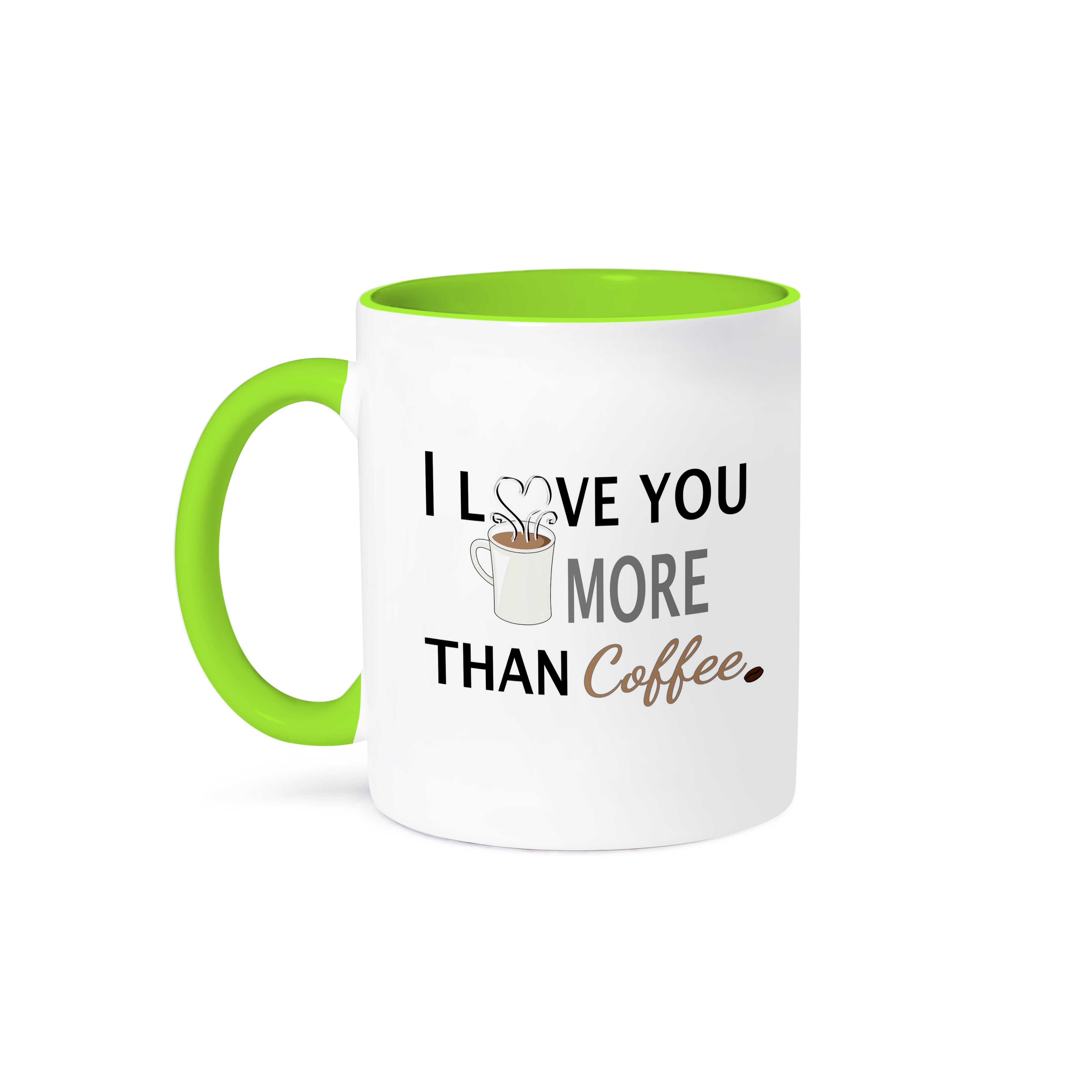 3dRose, I Love You More Than Coffee, Mug - Bild 79 von 99