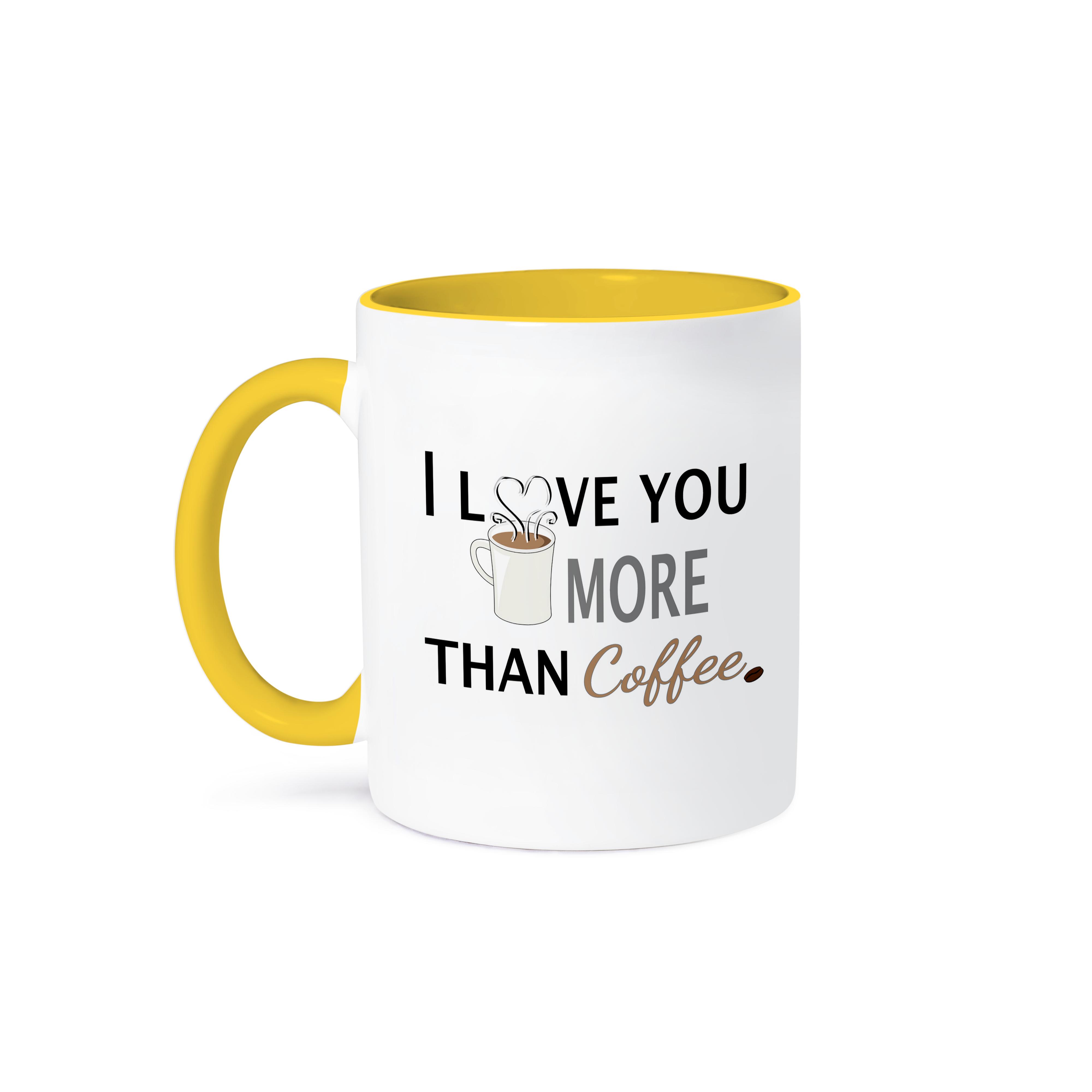 3dRose, I Love You More Than Coffee, Mug - Bild 36 von 99