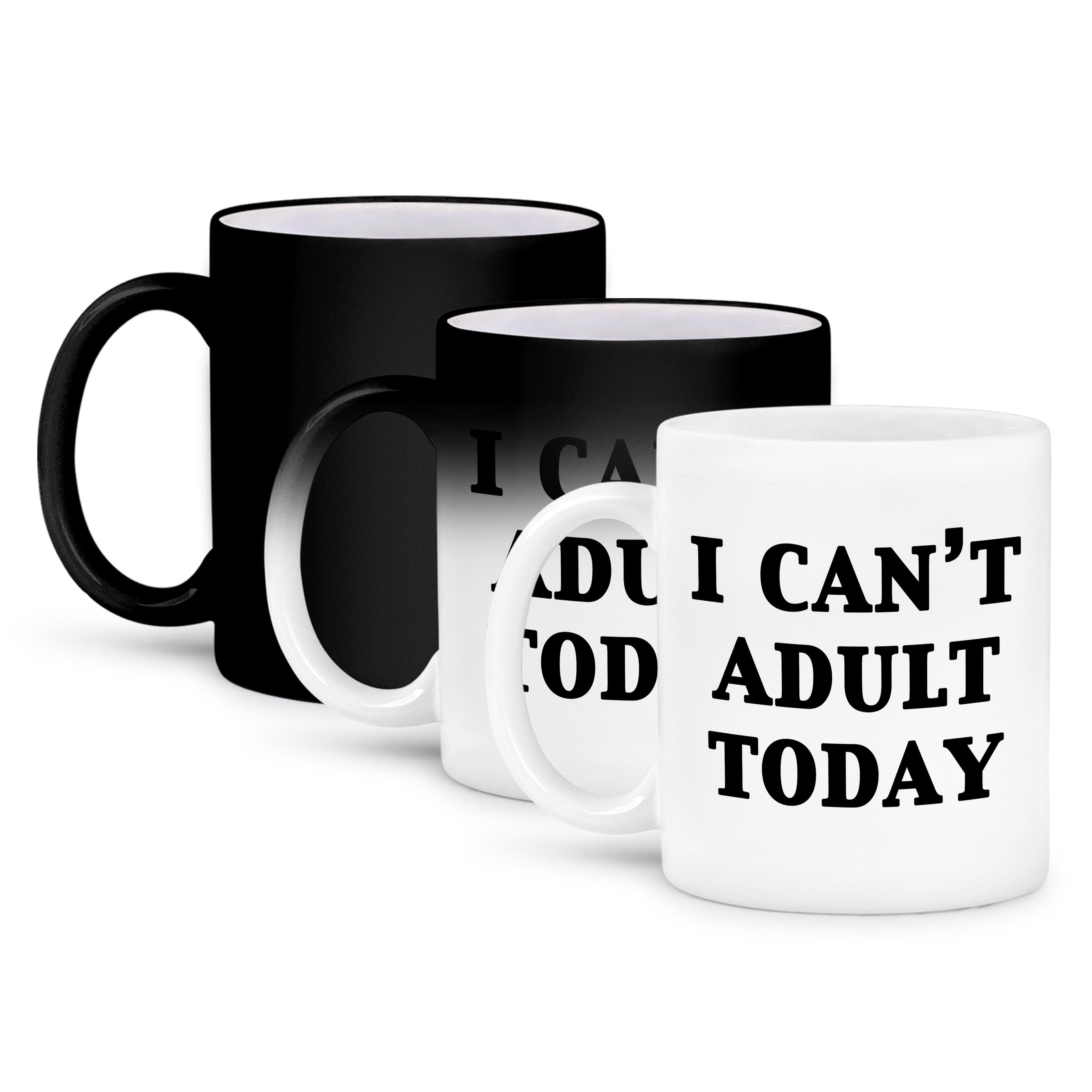 3dRose, I Cant Adult Today Black, Mug - Picture 57 of 99