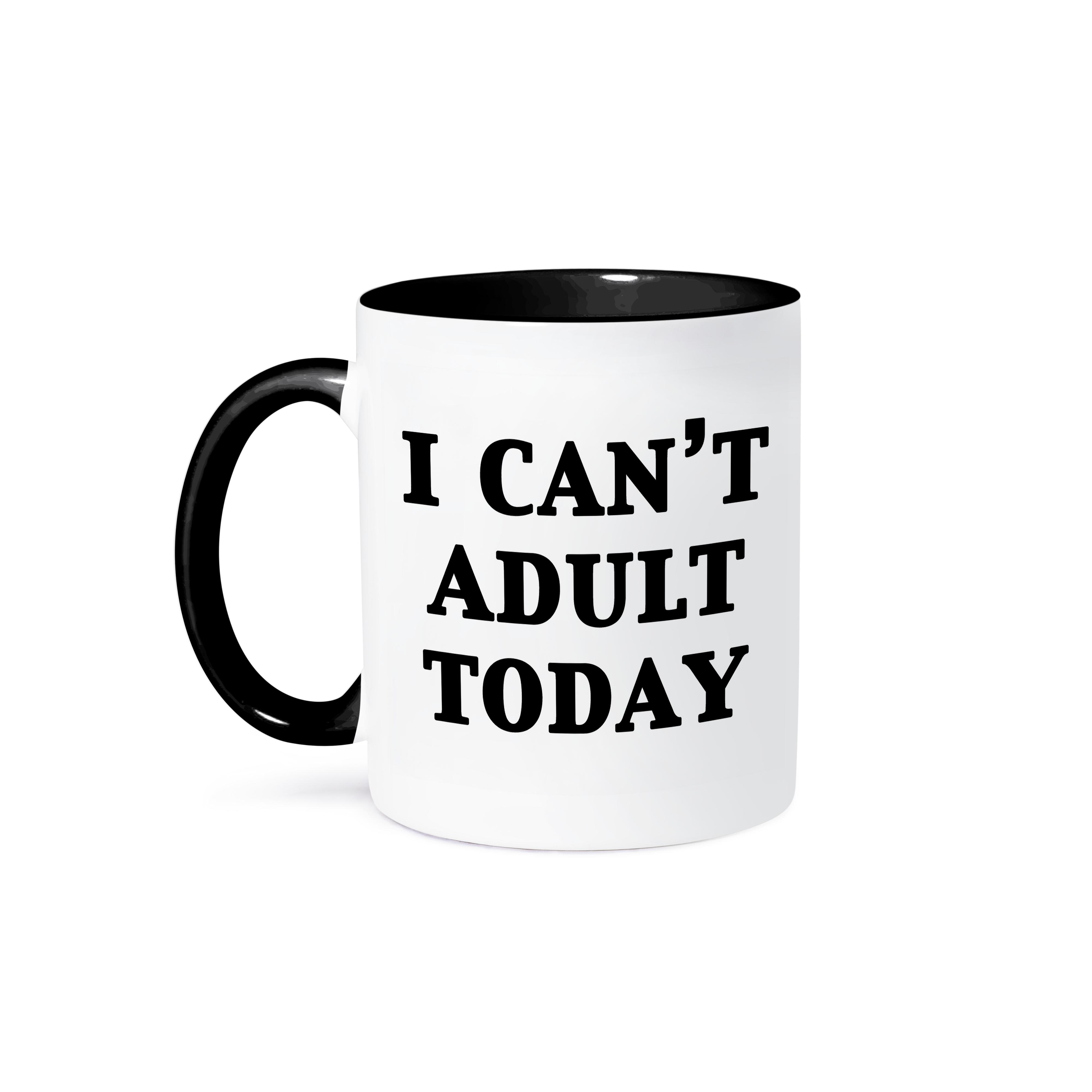 3dRose, I Cant Adult Today Black, Mug - Picture 15 of 99