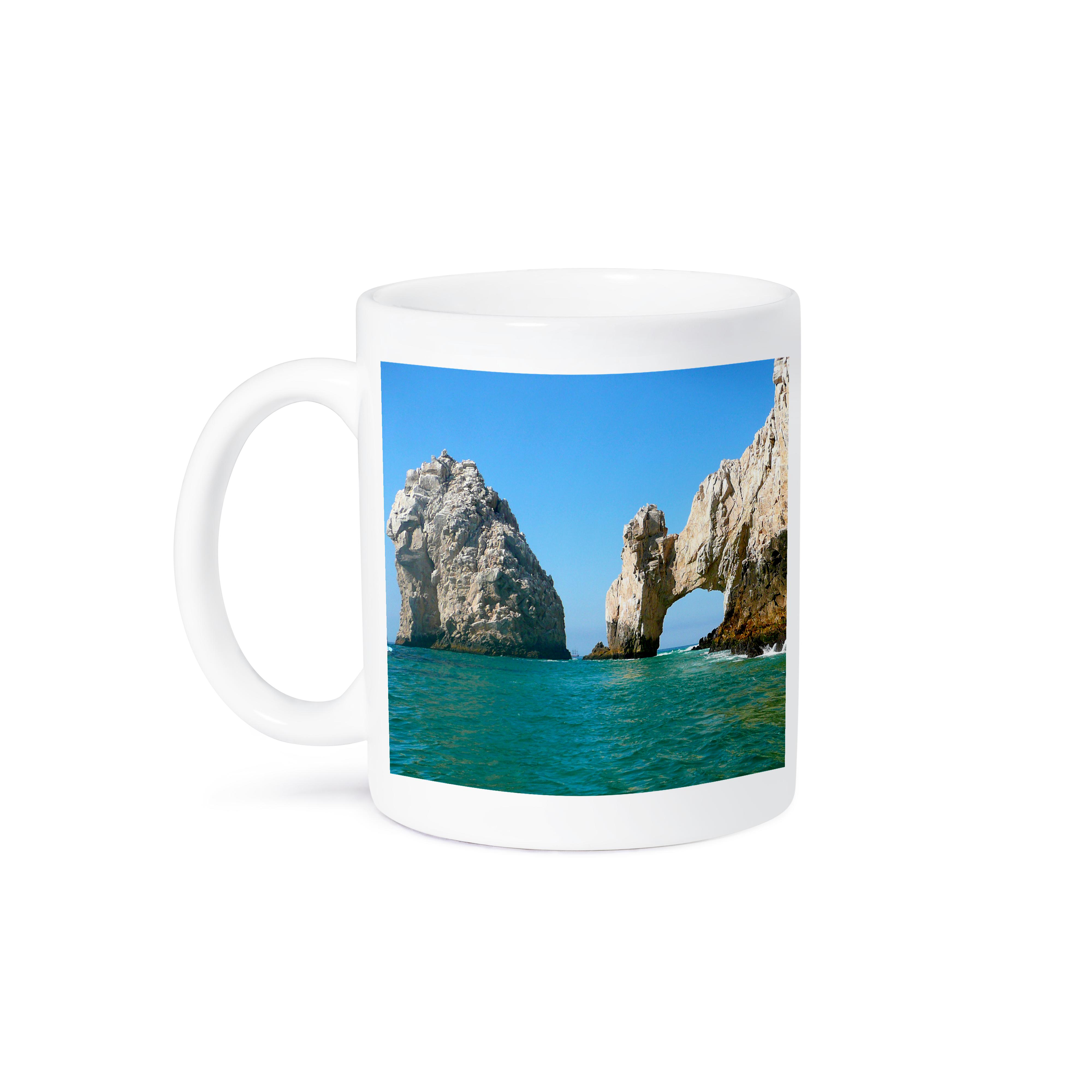 3dRose Albom Design Seascapes - Hole in the Rock Cabo San Lucas Mexico - Mugs (mug_22787)