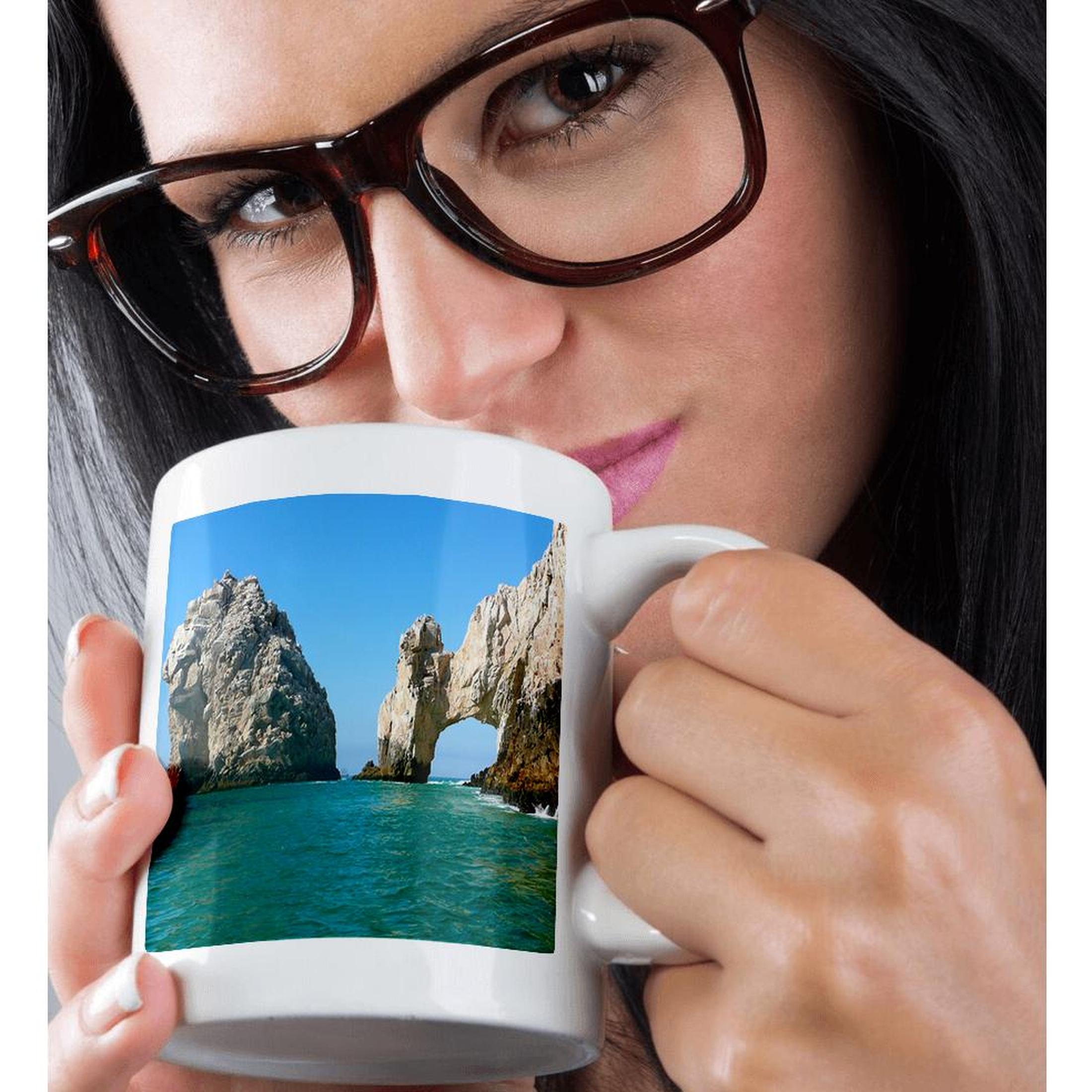 3dRose Albom Design Seascapes - Hole in the Rock Cabo San Lucas Mexico - Mugs (mug_22787)