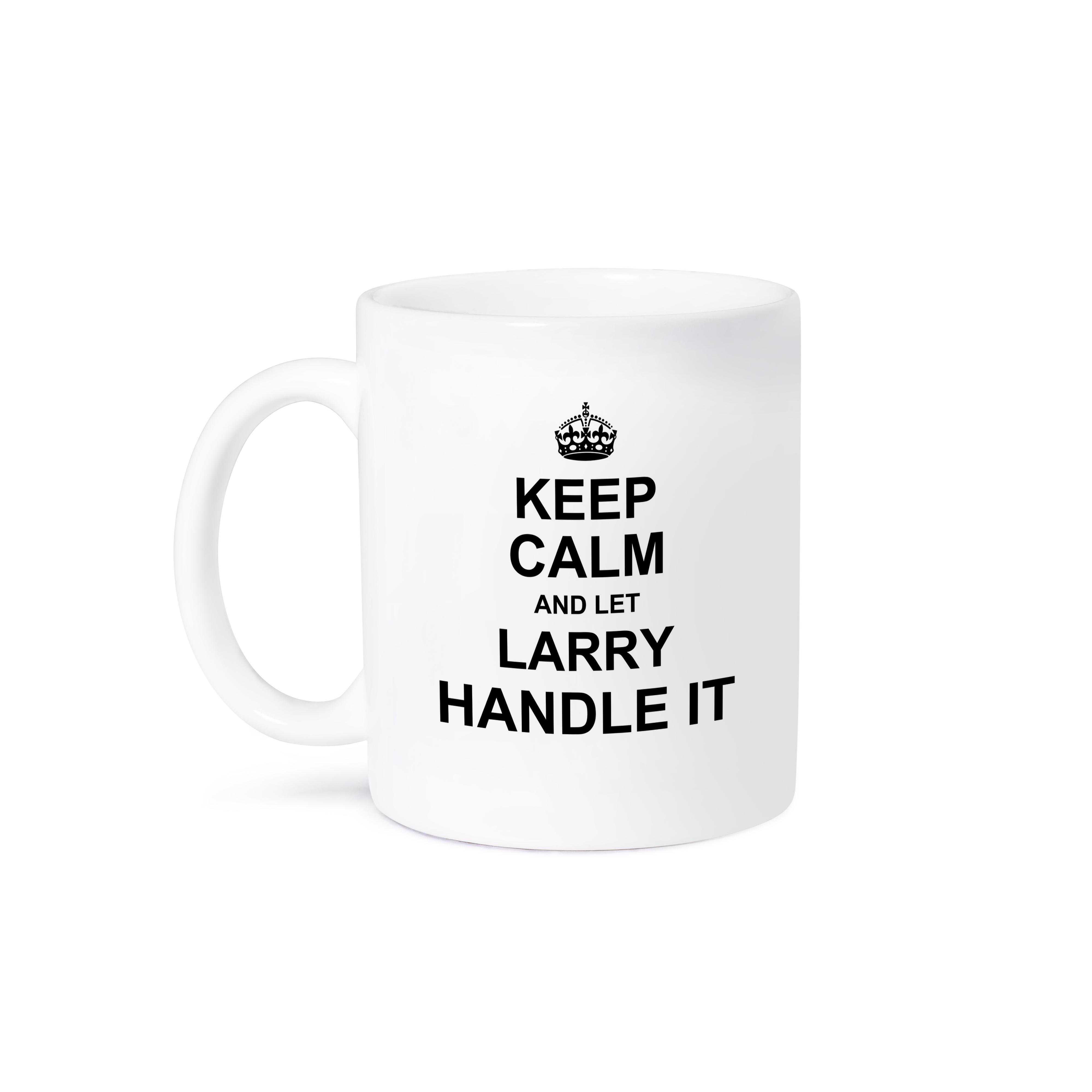 3dRose, Keep Calm and Let Larry Handle it - funny personal name, Mug - Picture 15 of 99