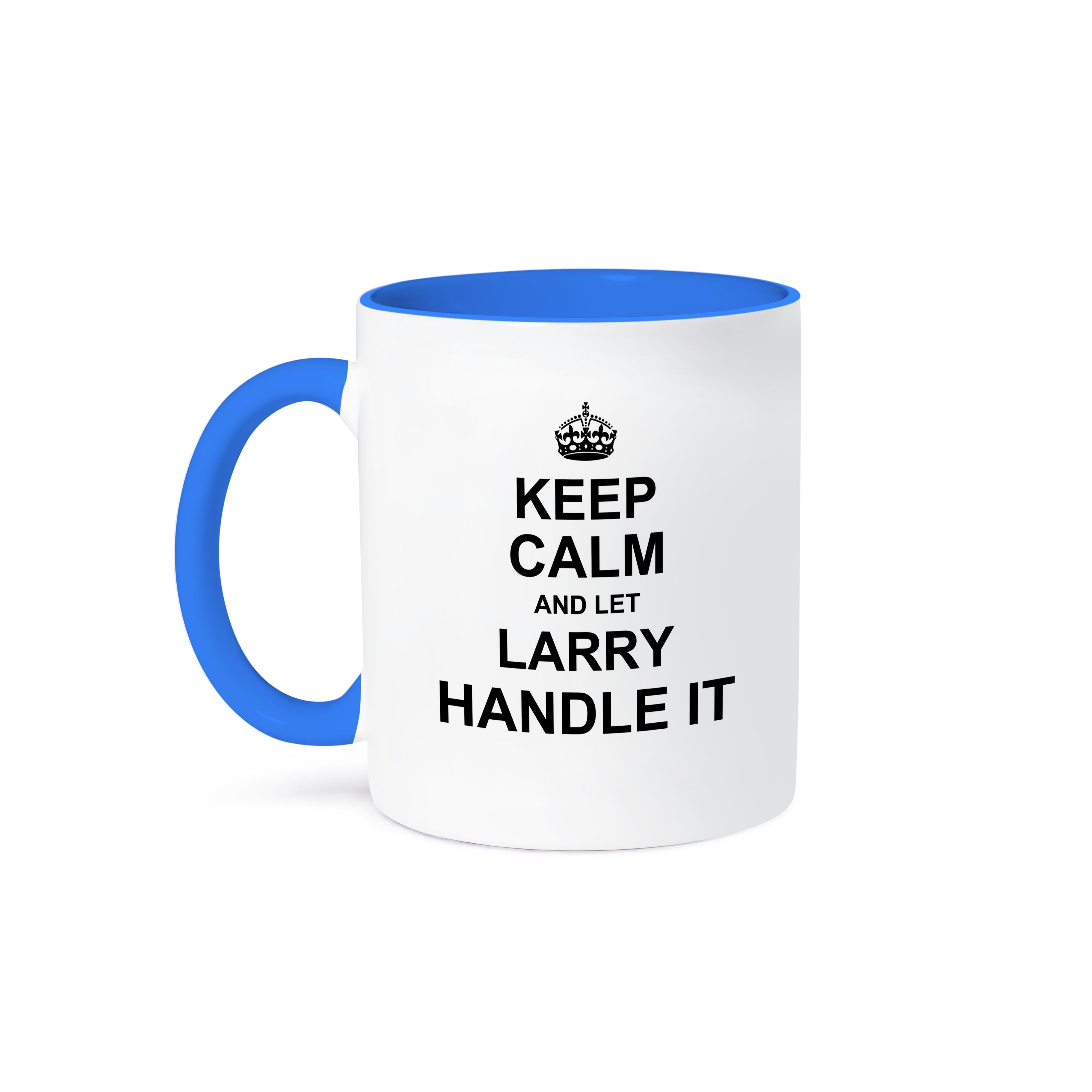 3dRose, Keep Calm and Let Larry Handle it - funny personal name, Mug - Picture 43 of 99