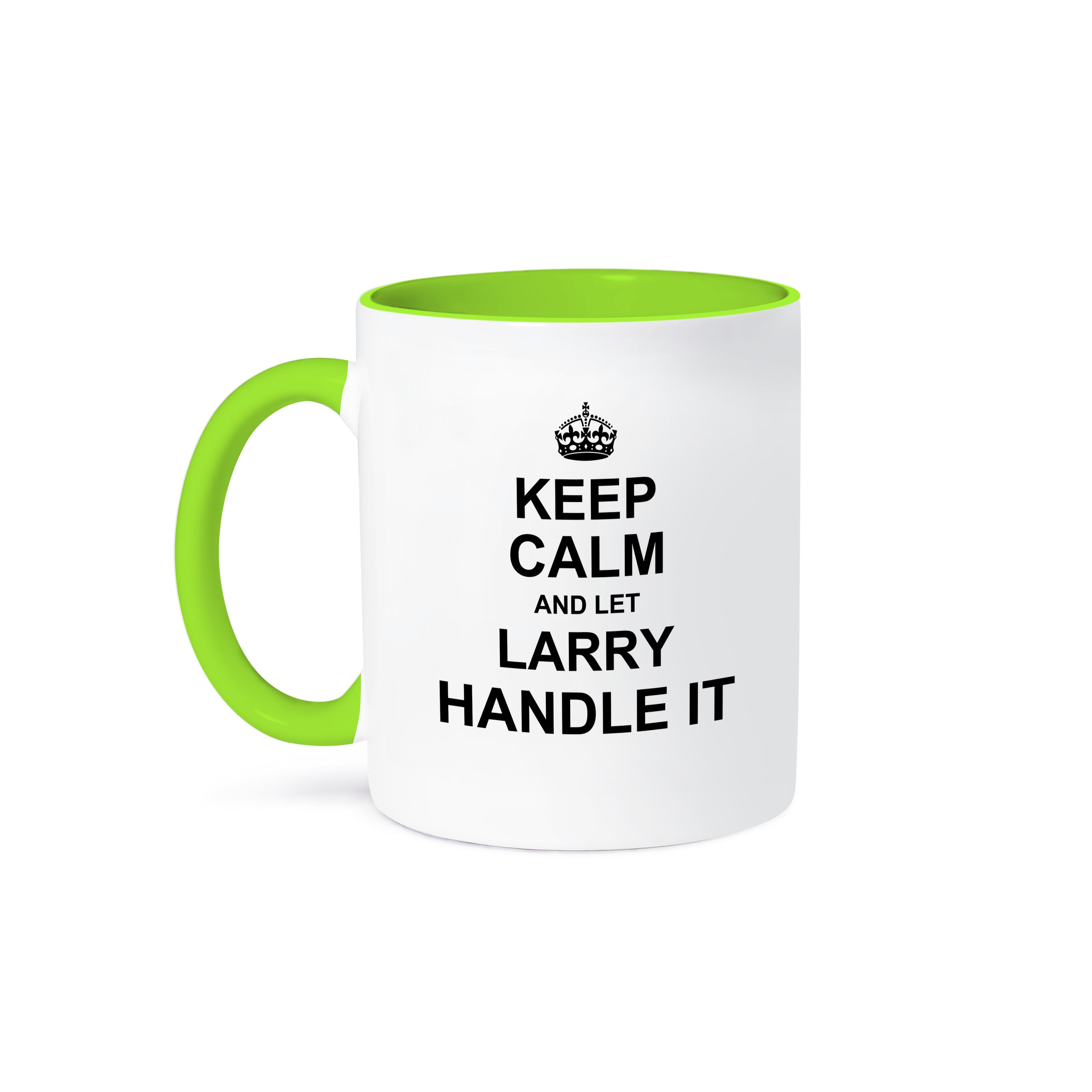 3dRose, Keep Calm and Let Larry Handle it - funny personal name, Mug - Picture 36 of 99