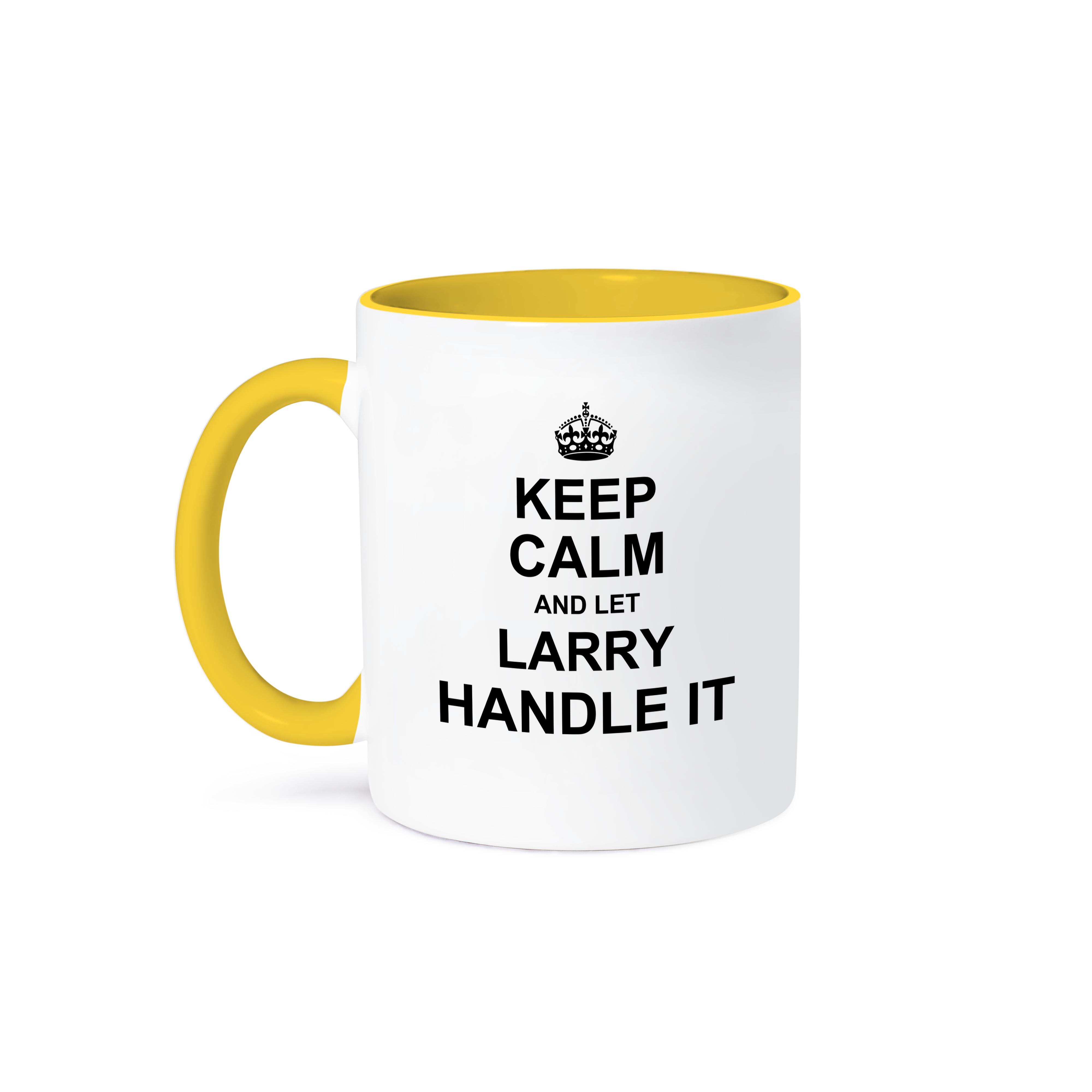3dRose, Keep Calm and Let Larry Handle it - funny personal name, Mug - Picture 8 of 99