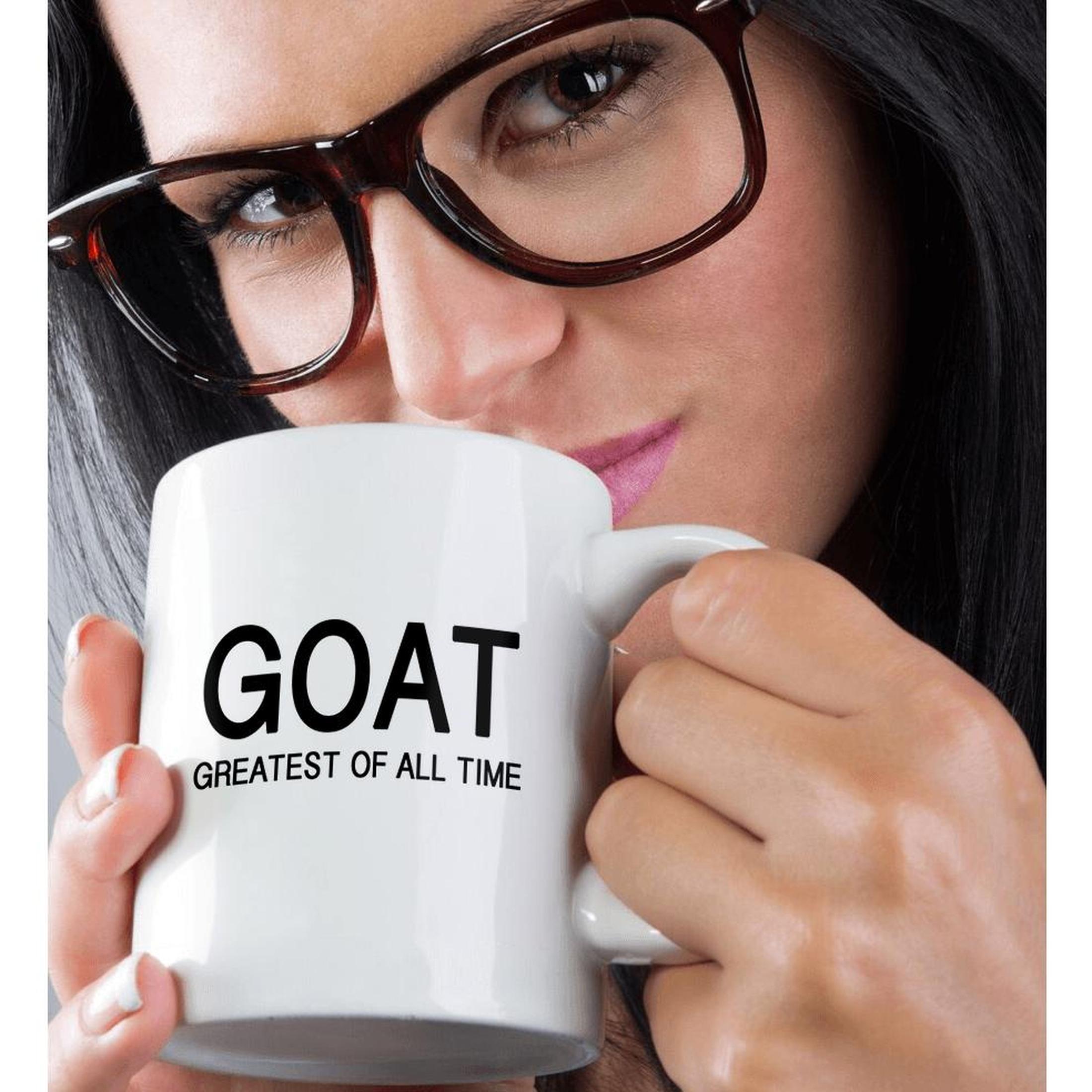 3dRose Tory Anne Collections Acronyms - GOAT GREATEST OF ALL TIME - Mugs (mug_235549)