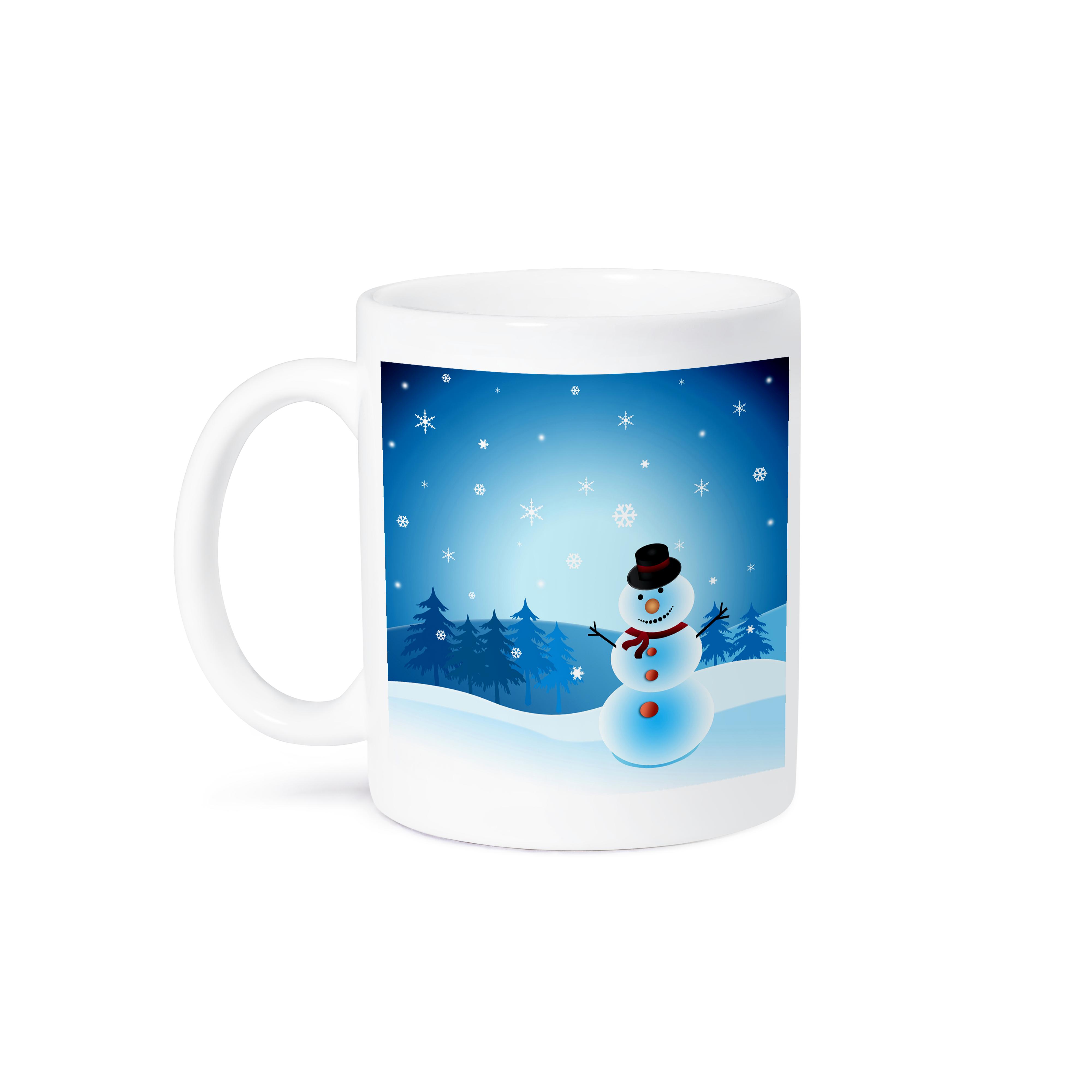 3dRose Sven Herkenrath Christmas - Snowmen in the Christmas Nature - Mugs (mug_236738)