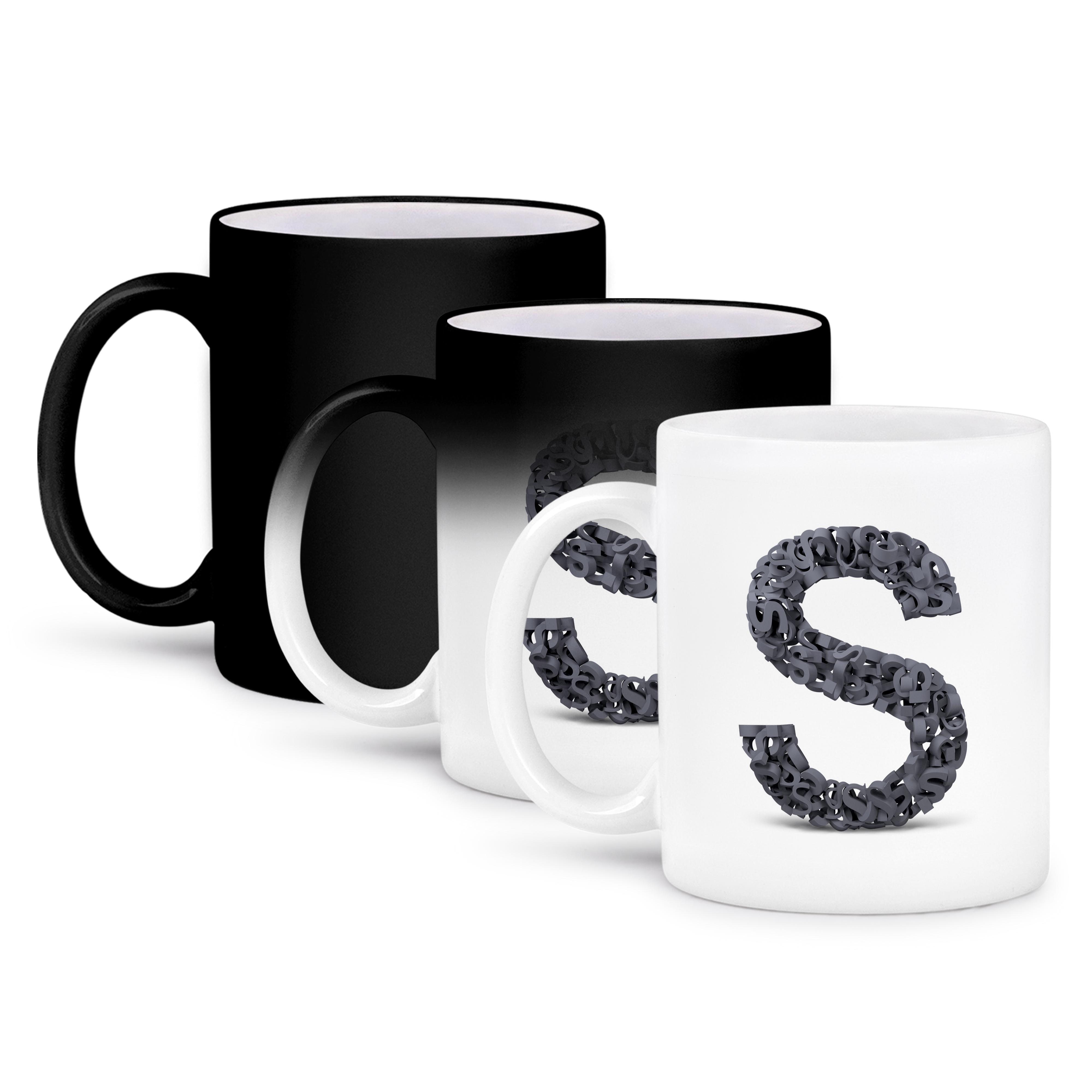 3dRose, Monogram Letter S made out of many Ss, Mug - Bild 57 von 99