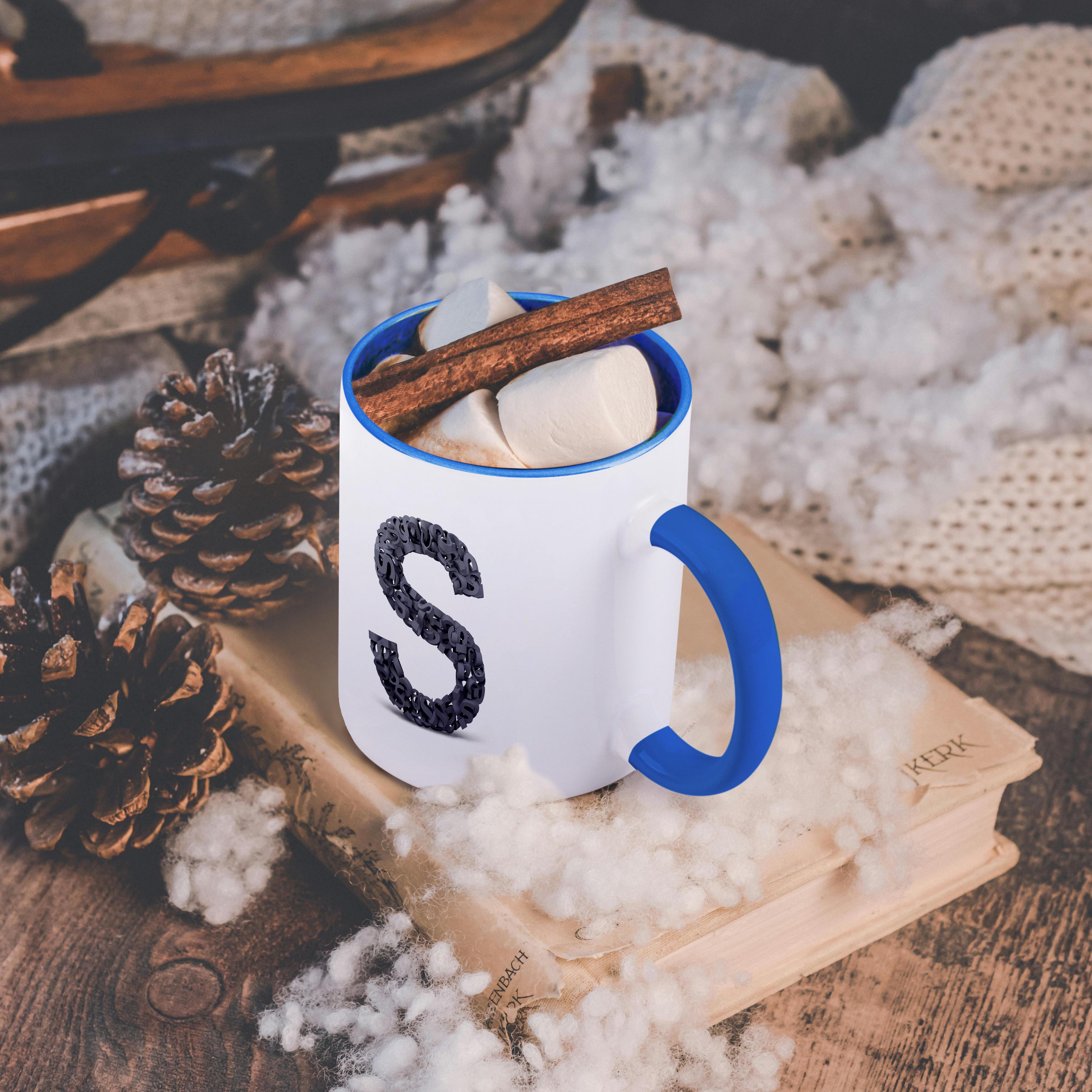 3dRose, Monogram Letter S made out of many Ss, Mug - Bild 54 von 99