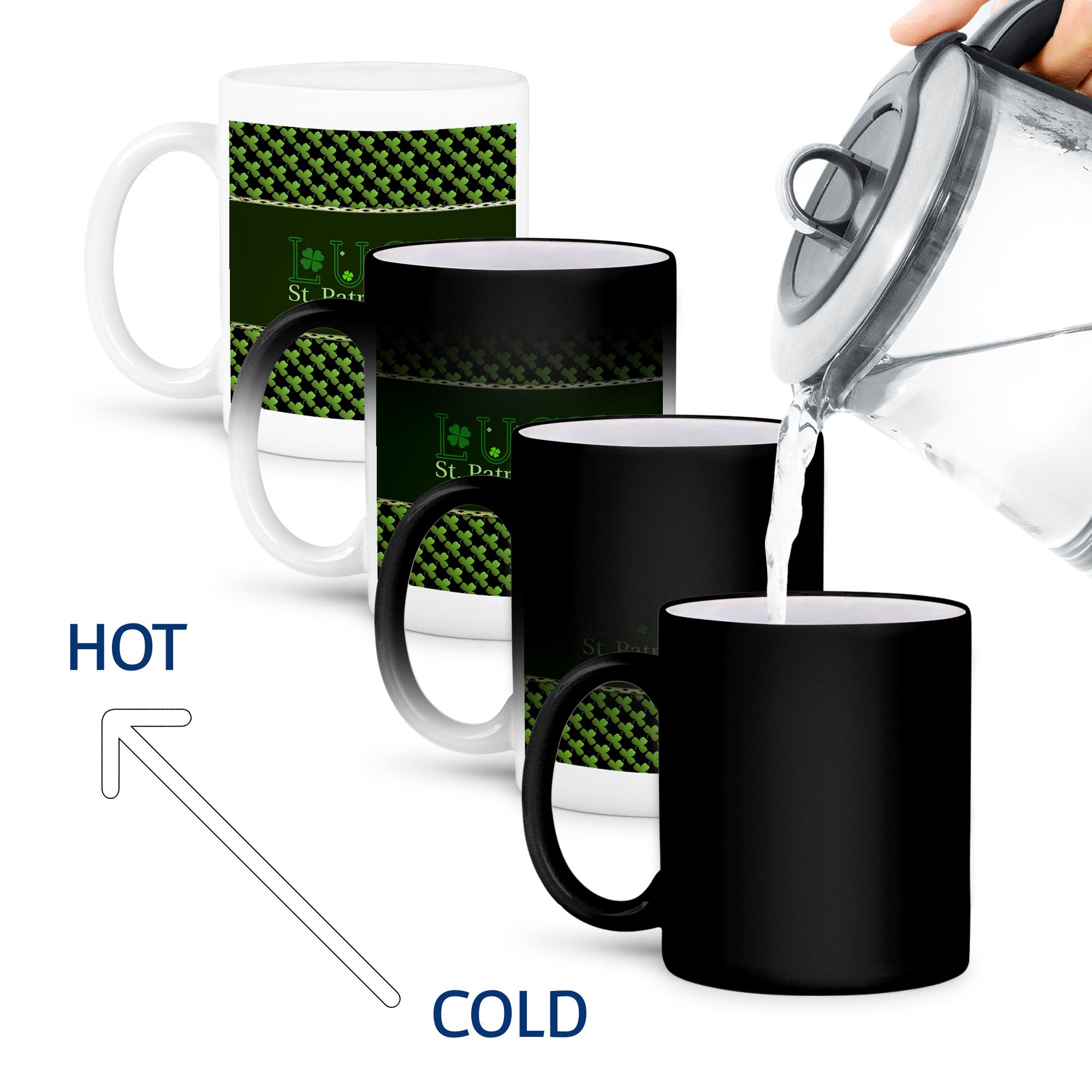 3dRose, Luck St. Patrick Day, Shamrocks, Green and Black, Mug - Imagen 60 de 99