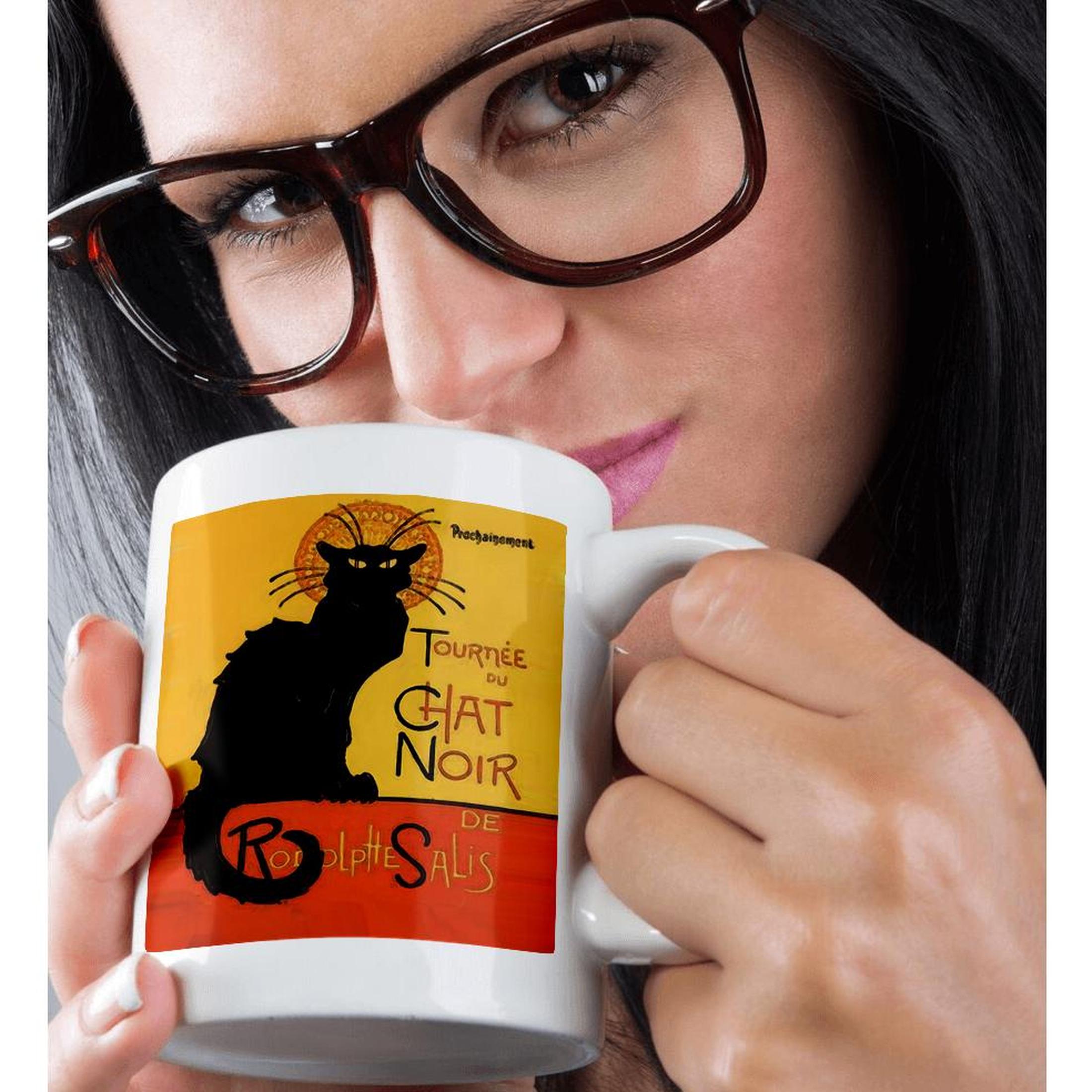 3dRose, Katzen Le Chat Noir, Becher - Bild 30 von 99