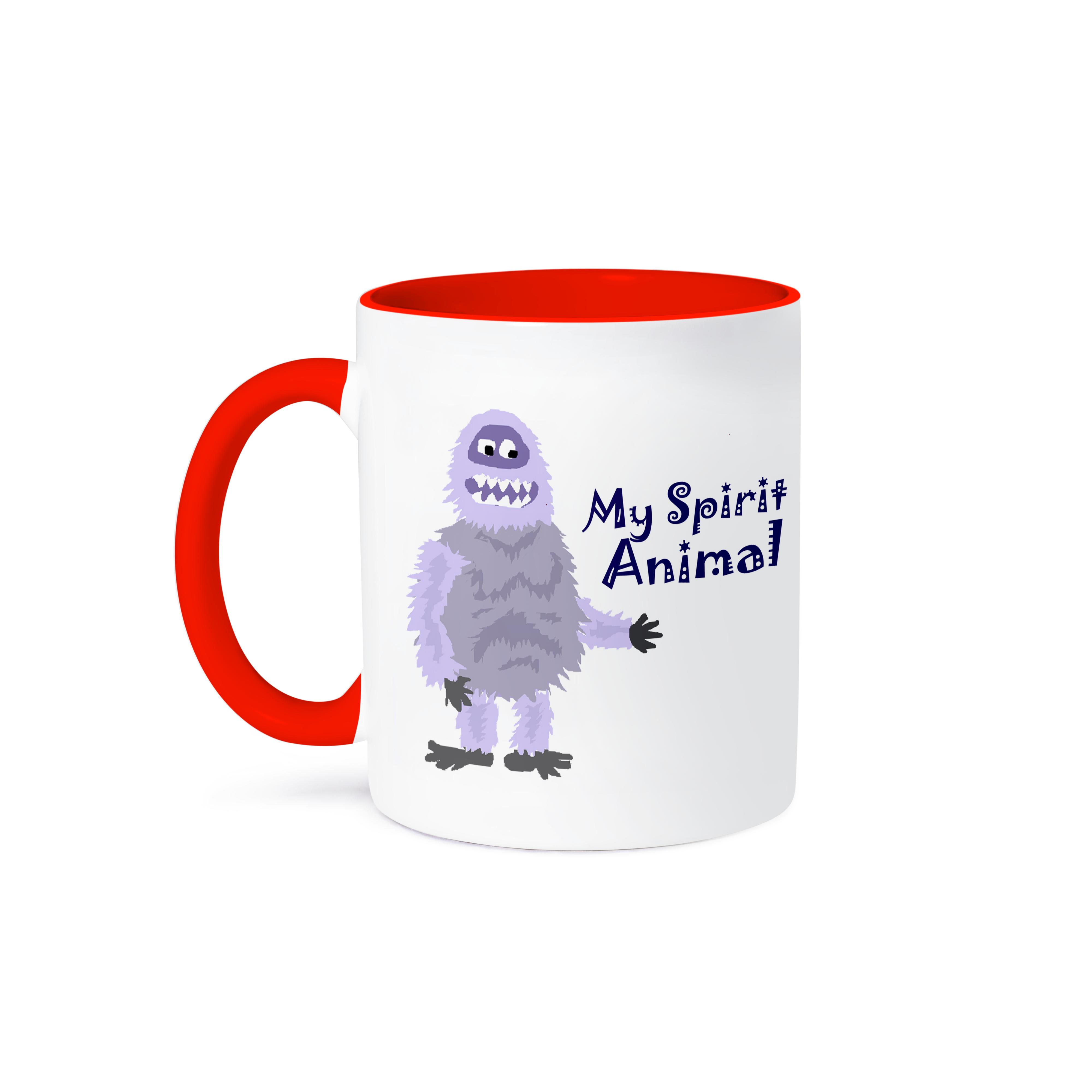 3dRose, Funny Abominable Snowman is My Sprit Animal, Mug - Picture 8 of 99