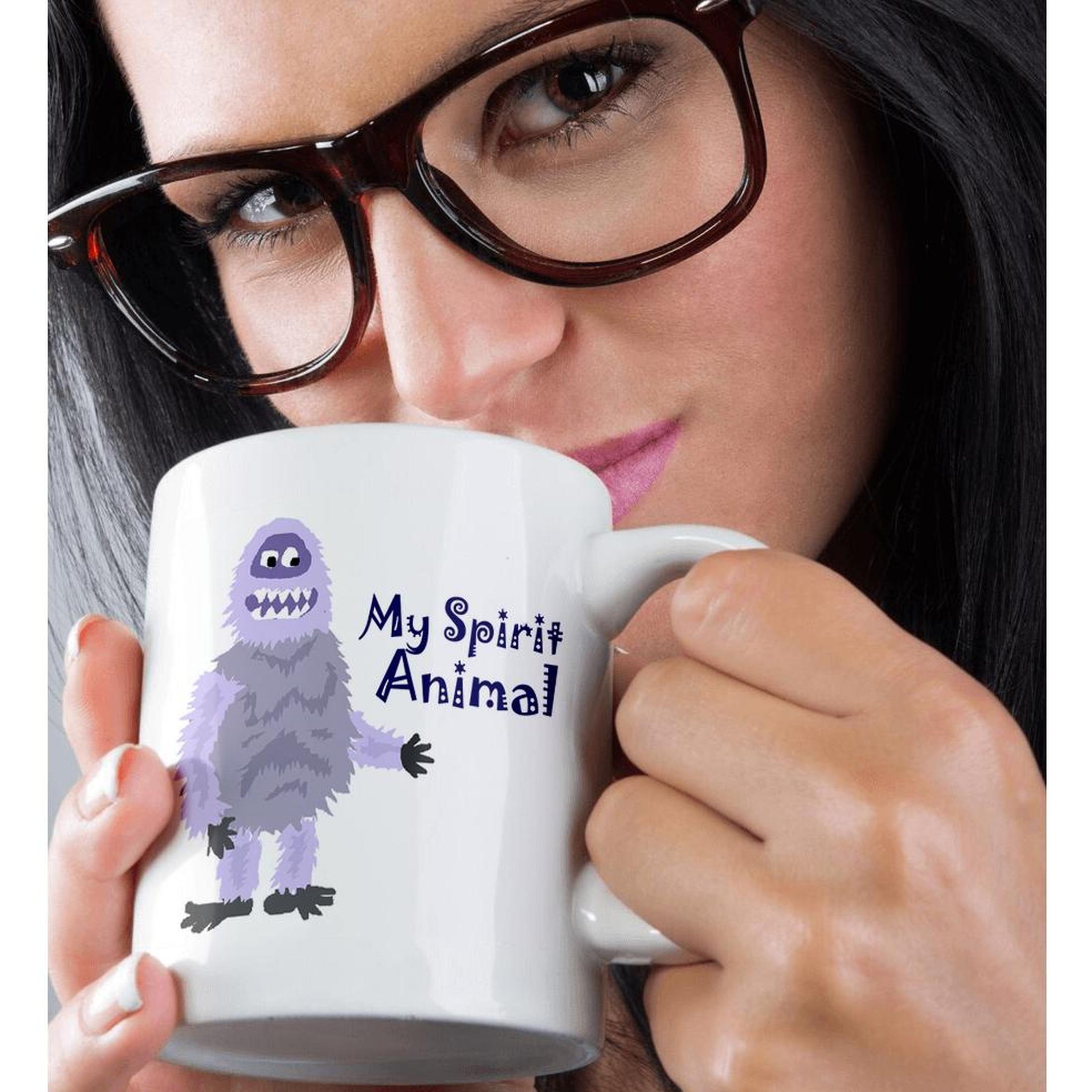 3dRose, Funny Abominable Snowman is My Sprit Animal, Mug - Picture 30 of 99