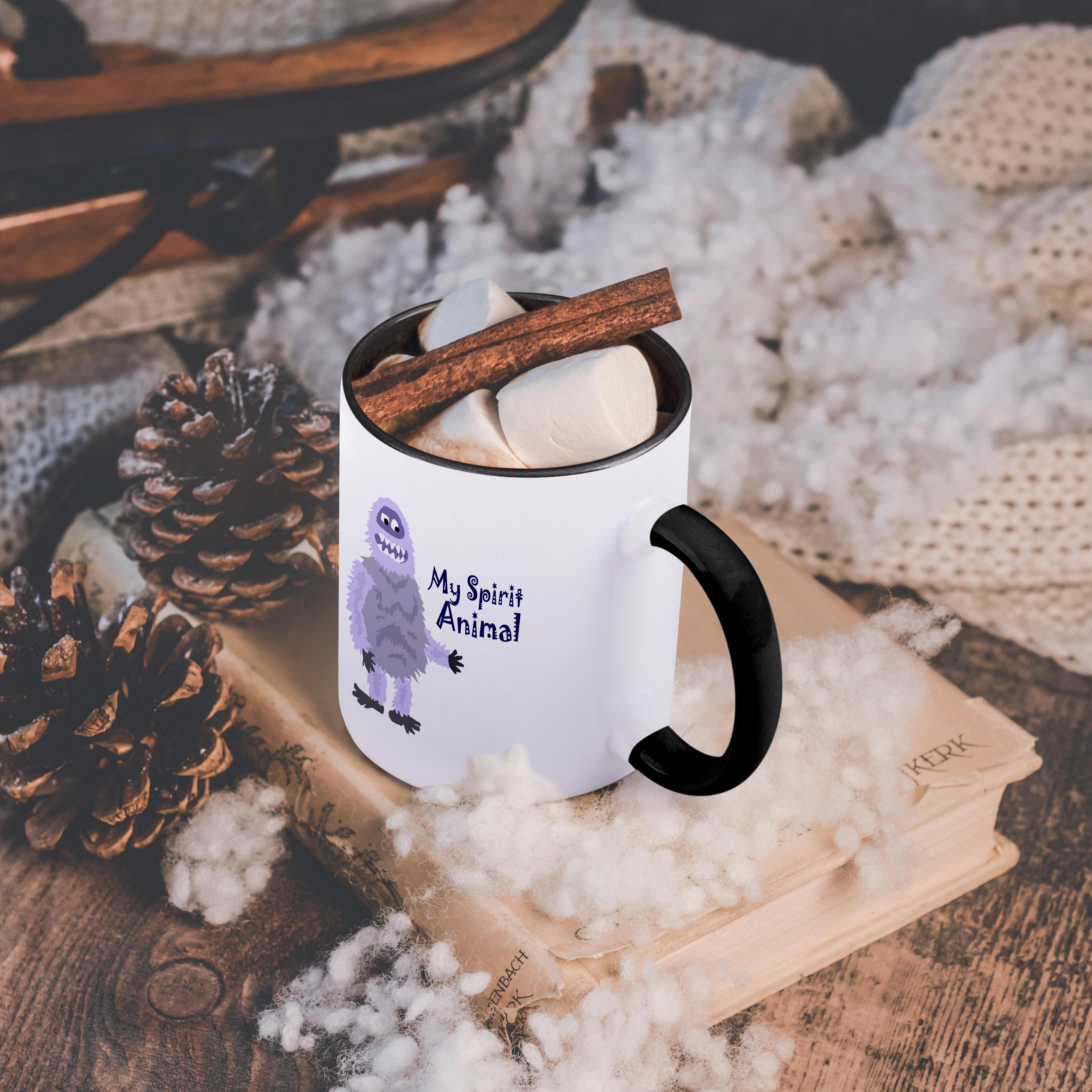3dRose, Funny Abominable Snowman is My Sprit Animal, Mug - Picture 19 of 99