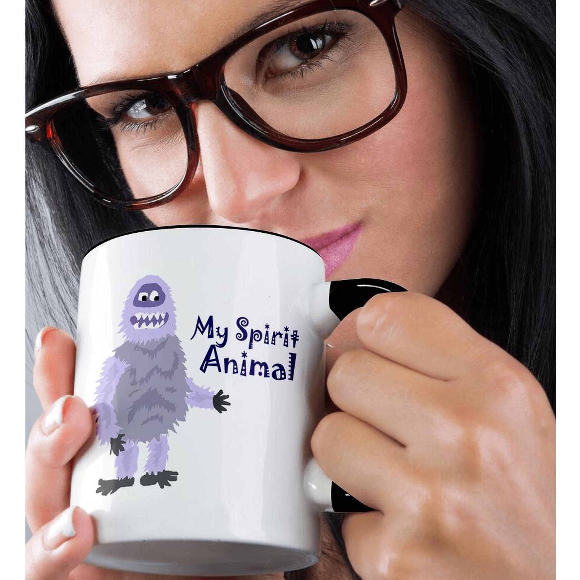 3dRose, Funny Abominable Snowman is My Sprit Animal, Mug - Picture 16 of 99