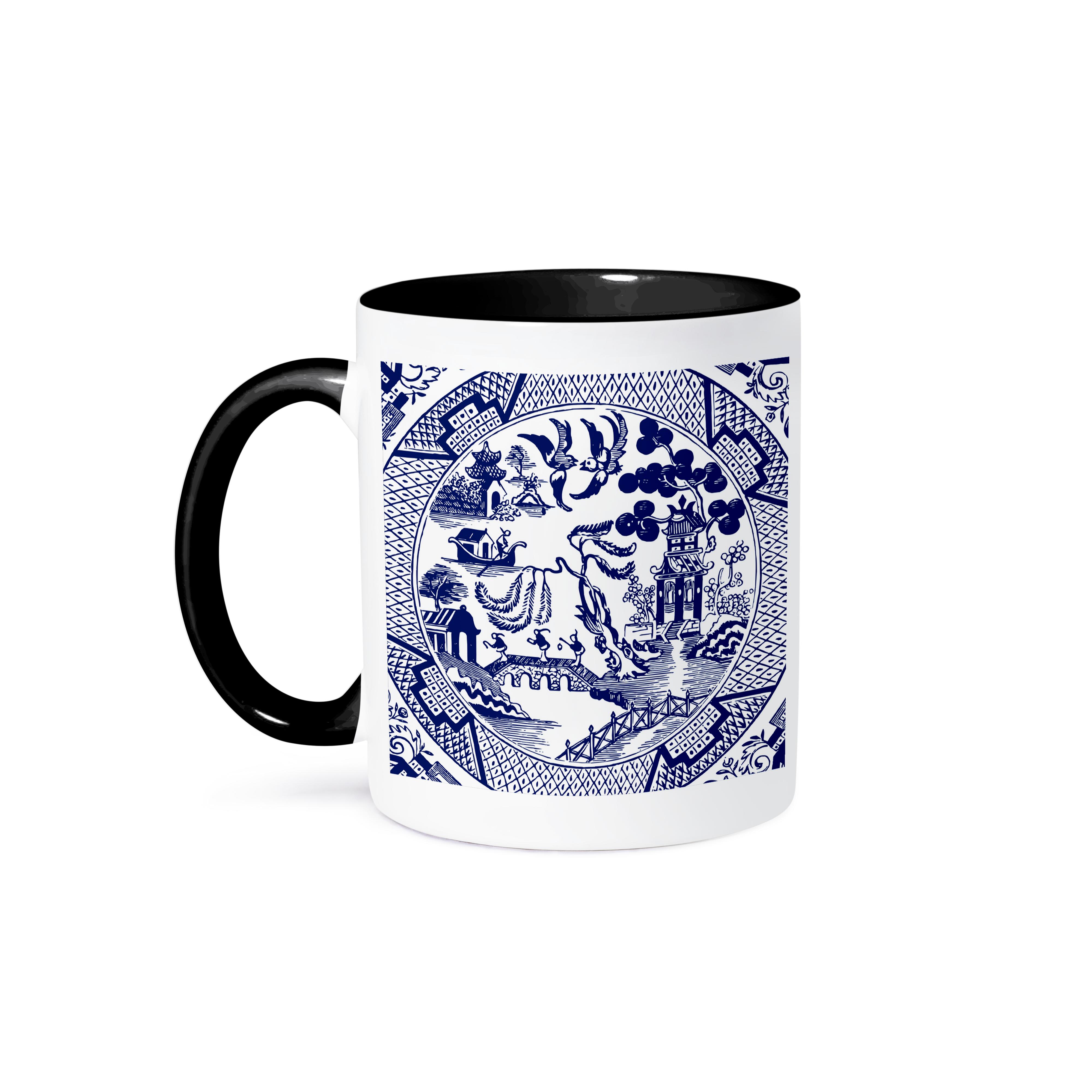 3dRose, Willow Pattern Detail in Blue and White, Mug - Picture 15 of 99