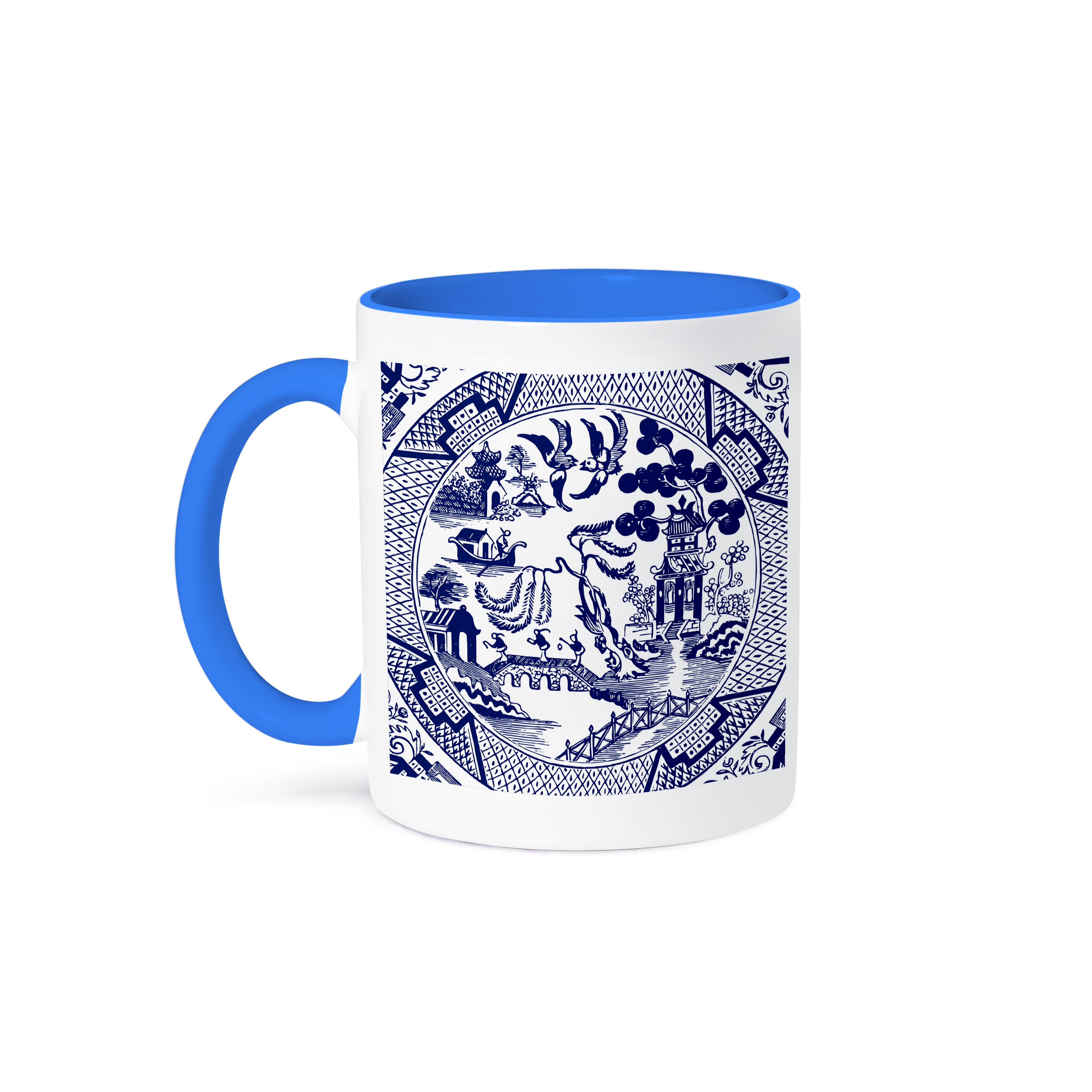 3dRose, Willow Pattern Detail in Blue and White, Mug - Picture 50 of 99