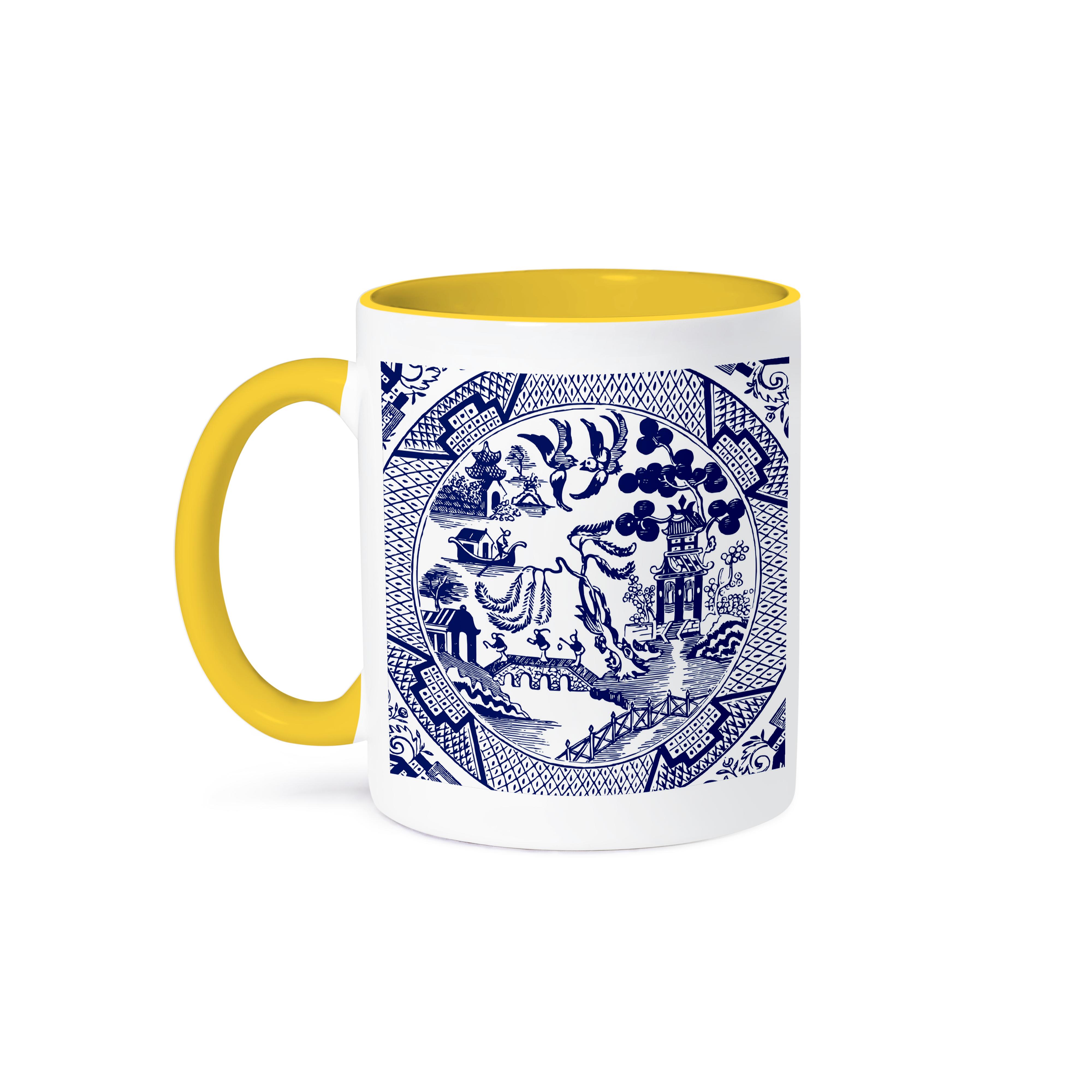 3dRose, Willow Pattern Detail in Blue and White, Mug - Picture 36 of 99