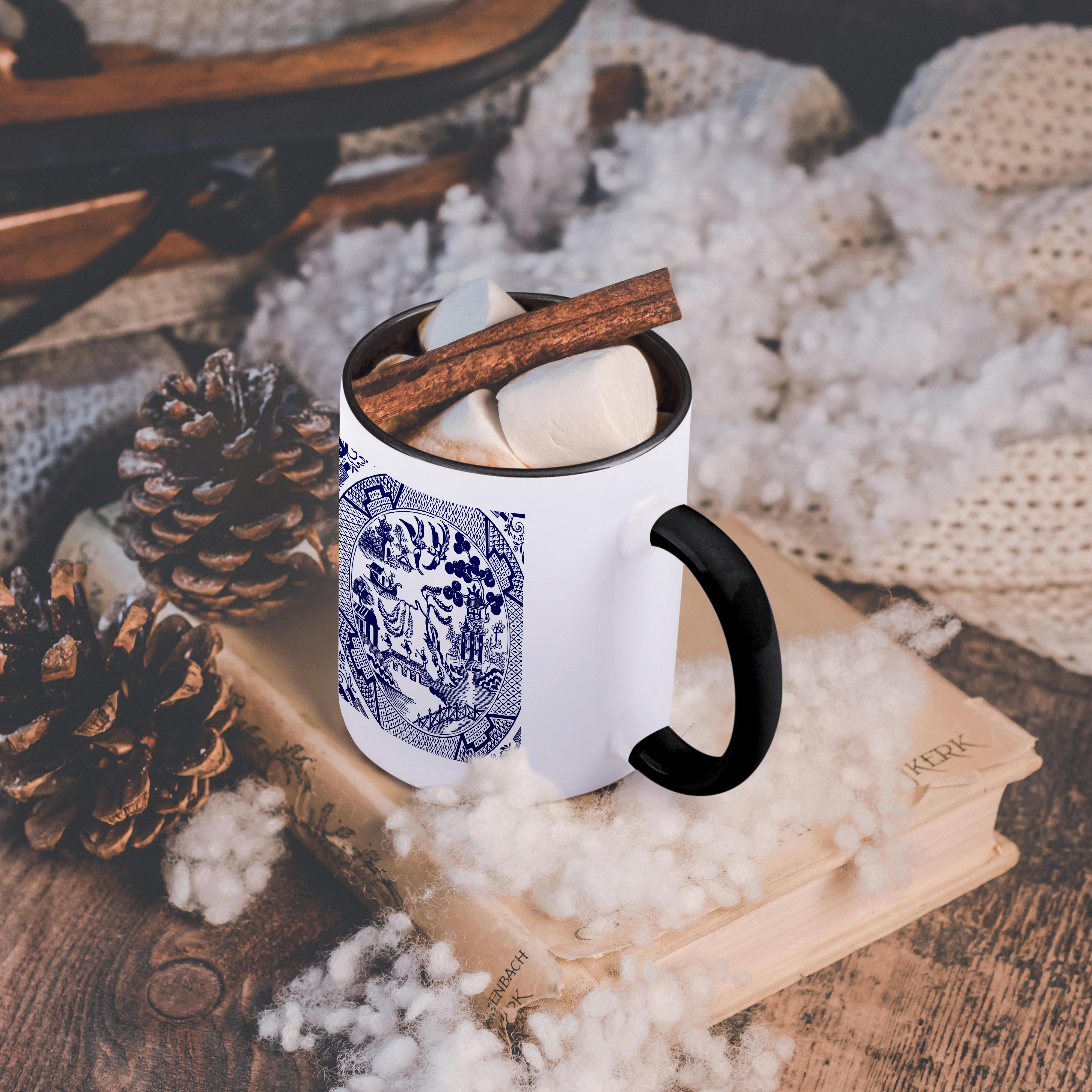 3dRose, Willow Pattern Detail in Blue and White, Mug - Picture 19 of 99
