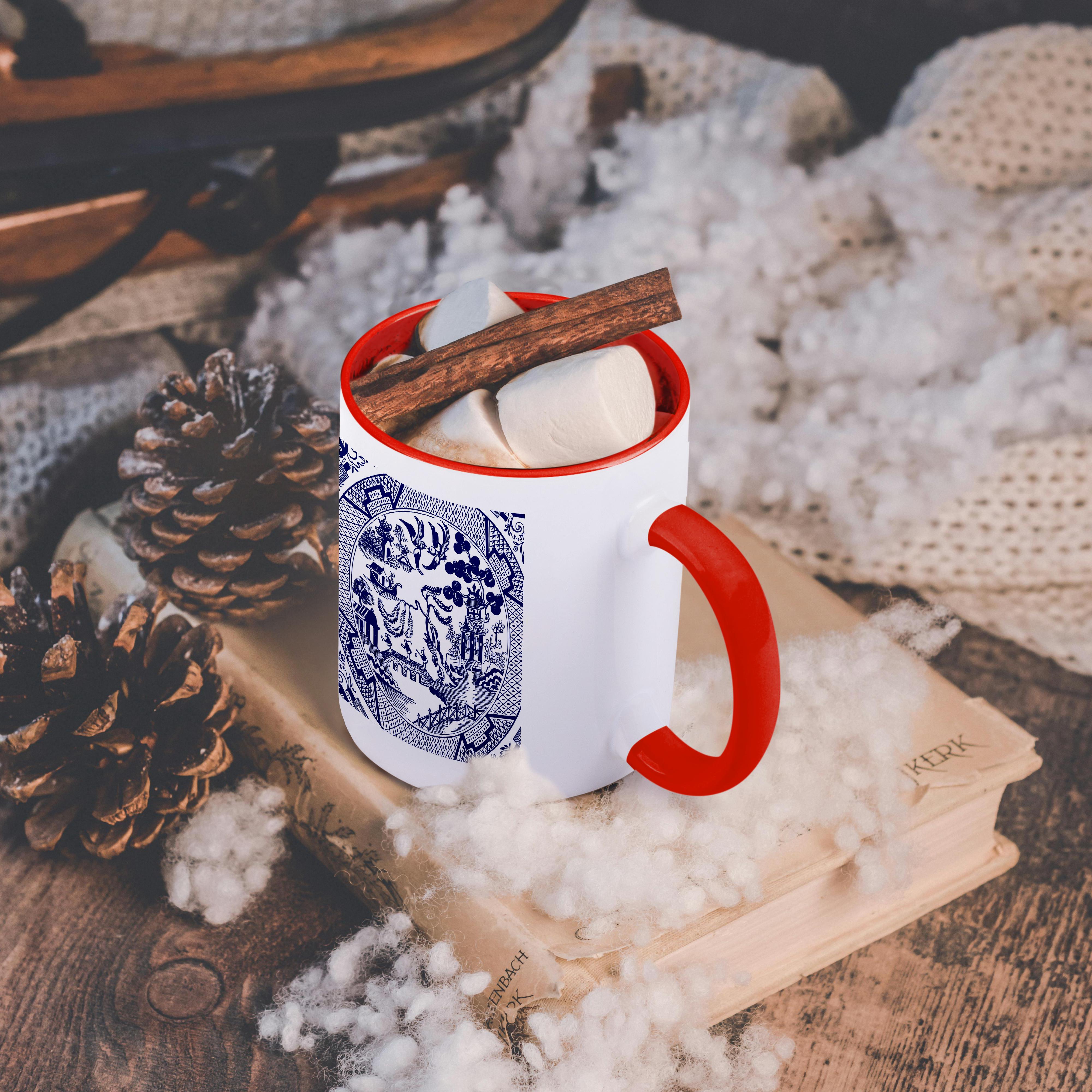 3dRose, Willow Pattern Detail in Blue and White, Mug - Picture 12 of 99