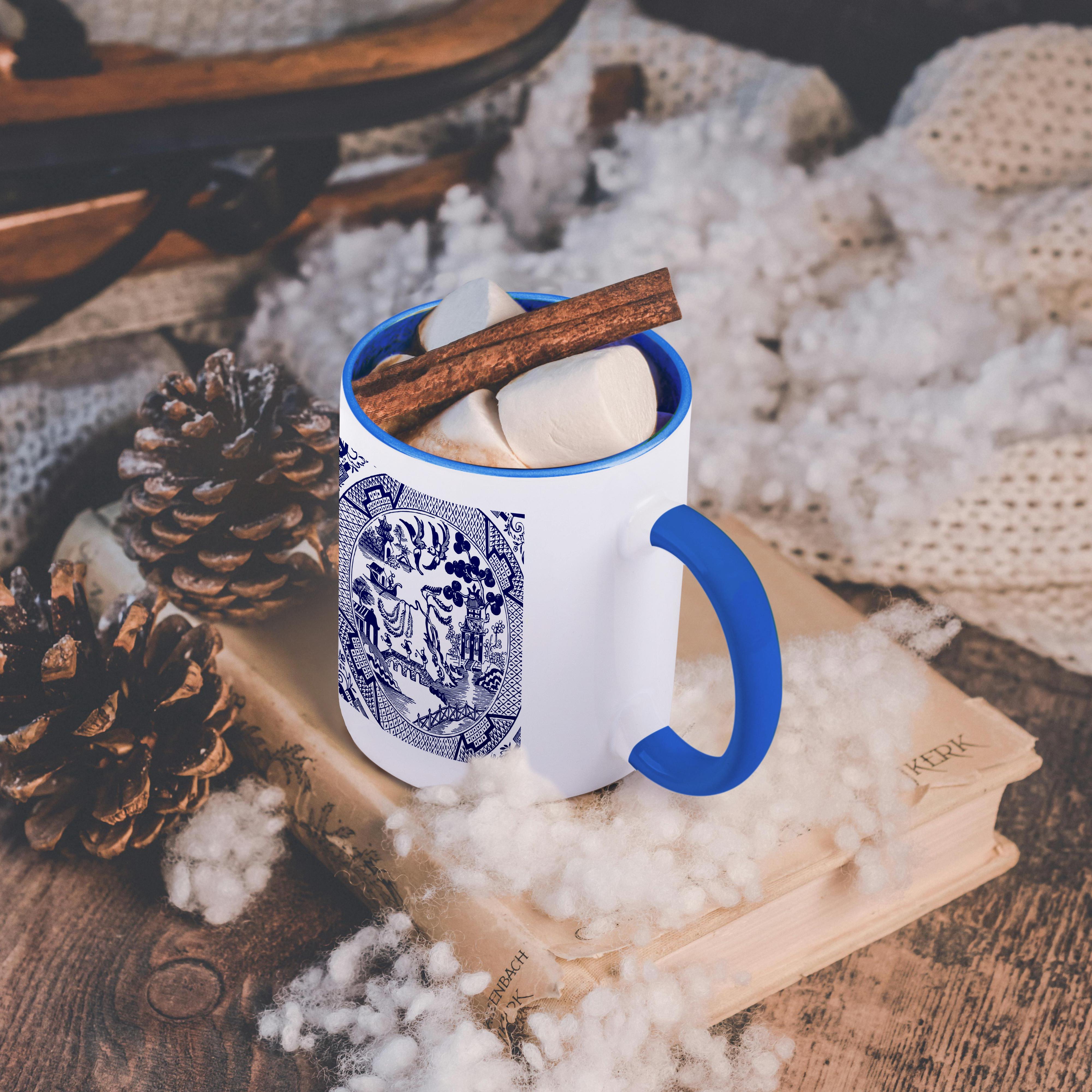 3dRose, Willow Pattern Detail in Blue and White, Mug - Picture 54 of 99