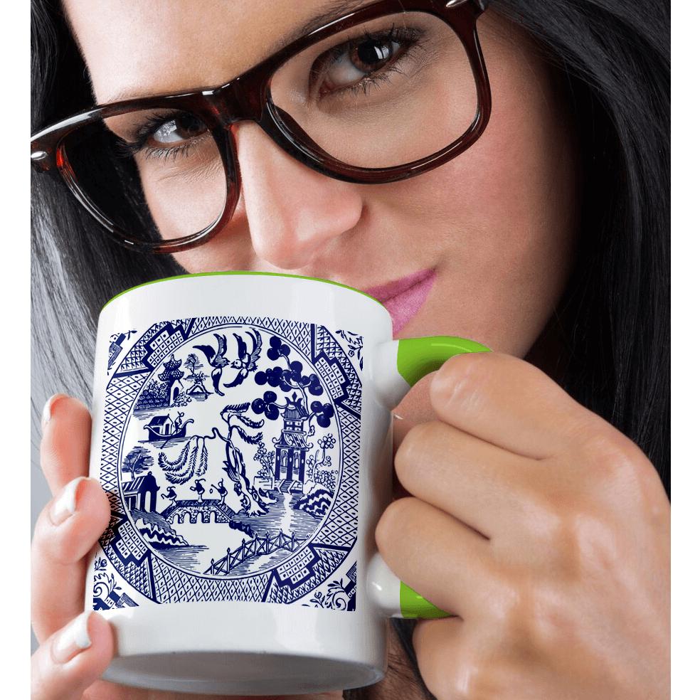 3dRose, Willow Pattern Detail in Blue and White, Mug - Picture 80 of 99