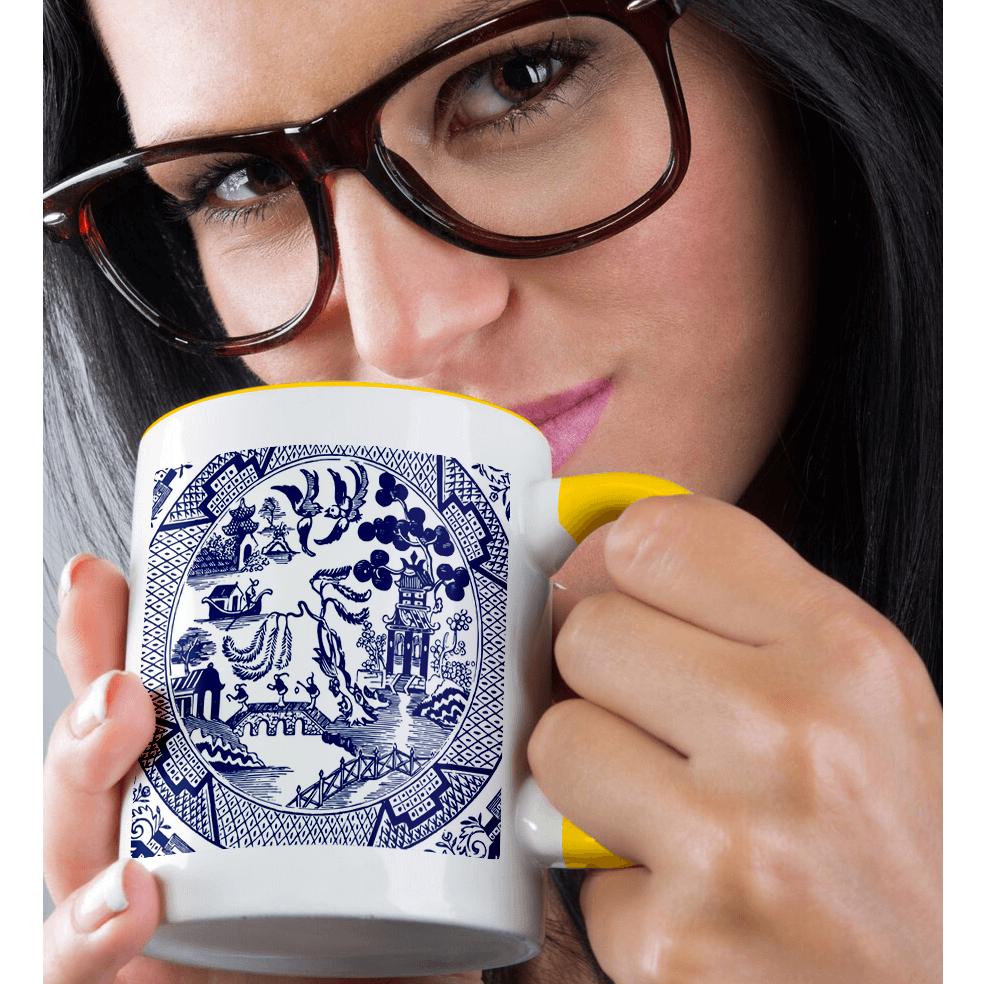 3dRose, Willow Pattern Detail in Blue and White, Mug - Picture 37 of 99
