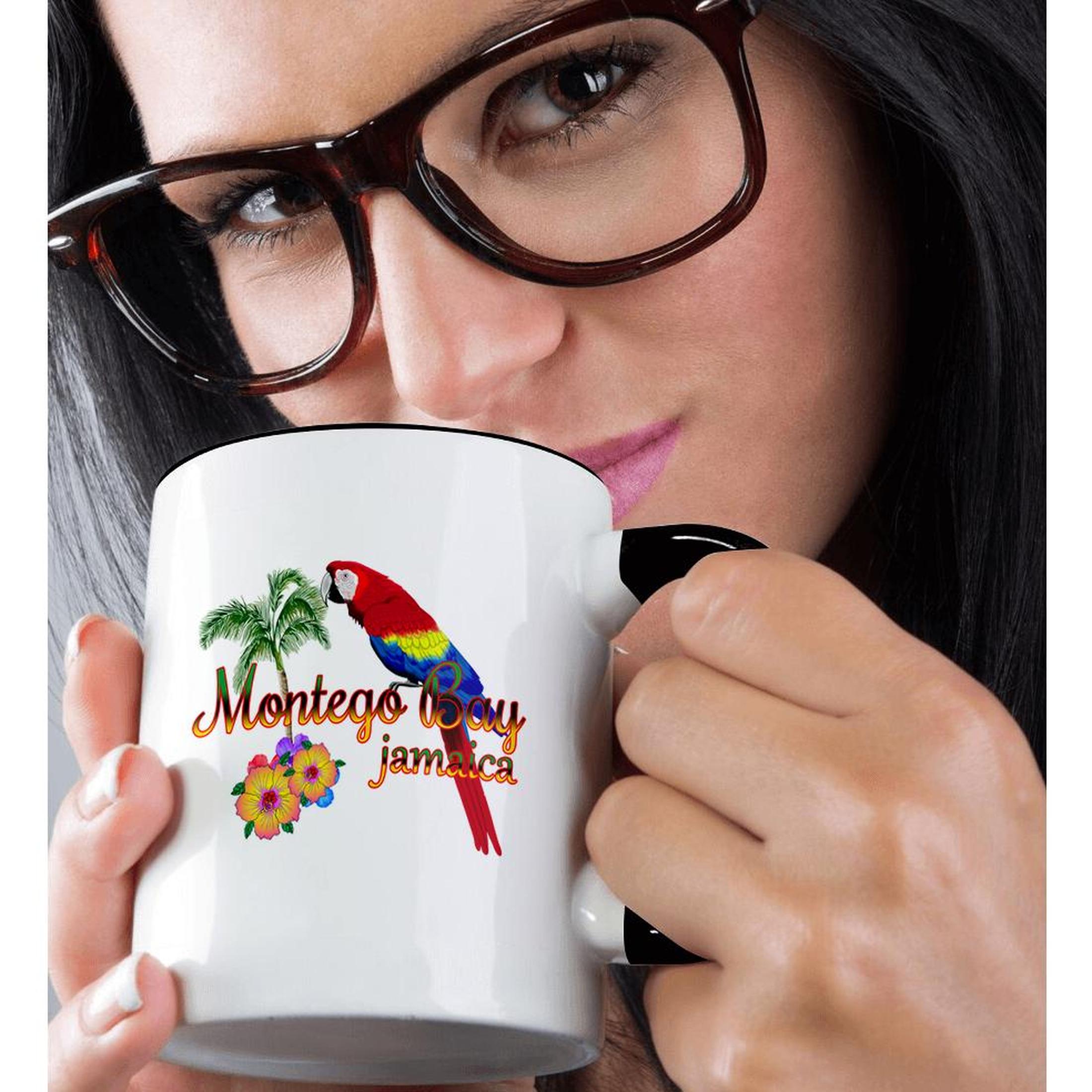 3dRose, Island souvenir in Jamaican colors for Montego Bay, Jamaica., Mug - Imagen 23 de 99