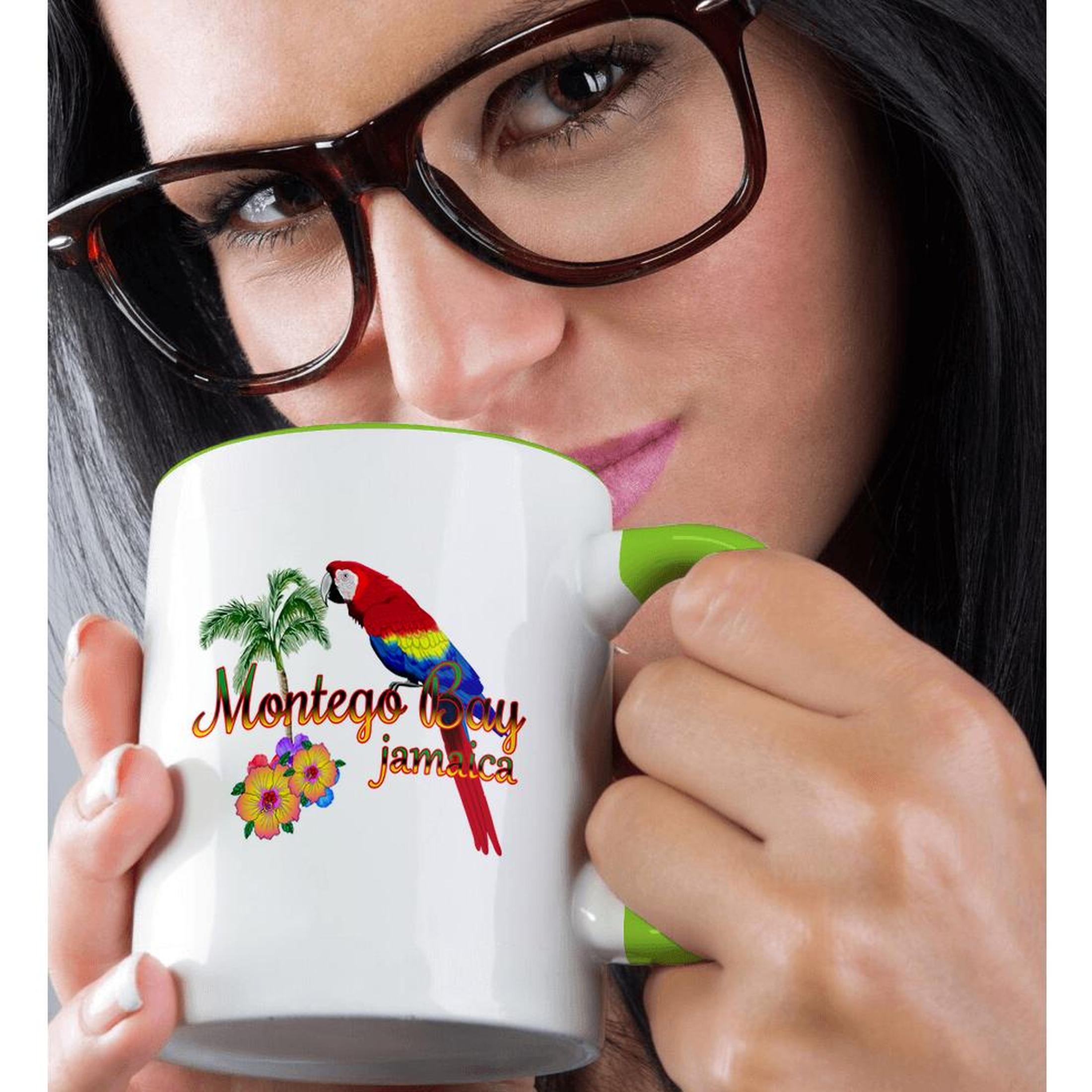 3dRose, Island souvenir in Jamaican colors for Montego Bay, Jamaica., Mug - Imagen 37 de 99