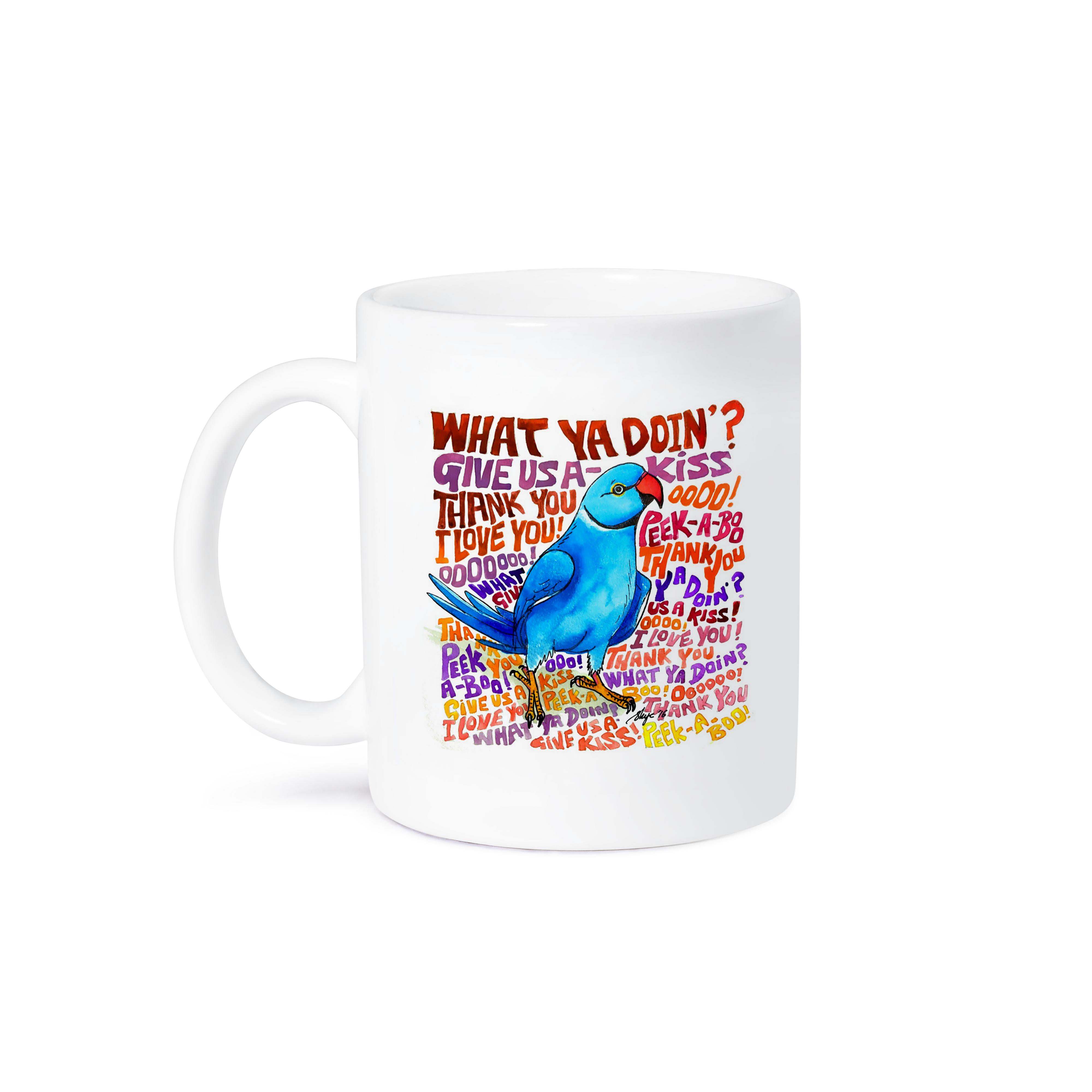 3dRose, What cha doin Indian Ringneck Sayings, Mug - Bild 29 von 99