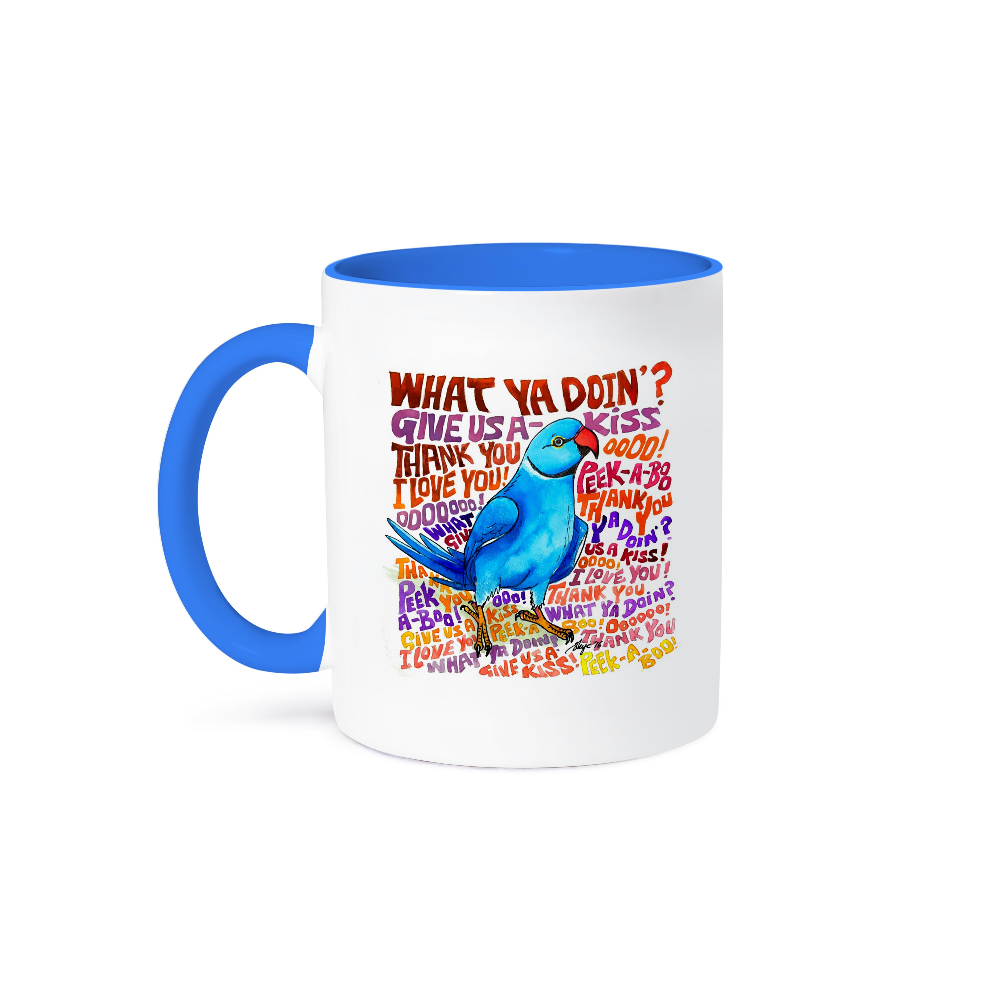 3dRose, What cha doin Indian Ringneck Sayings, Mug - Bild 50 von 99
