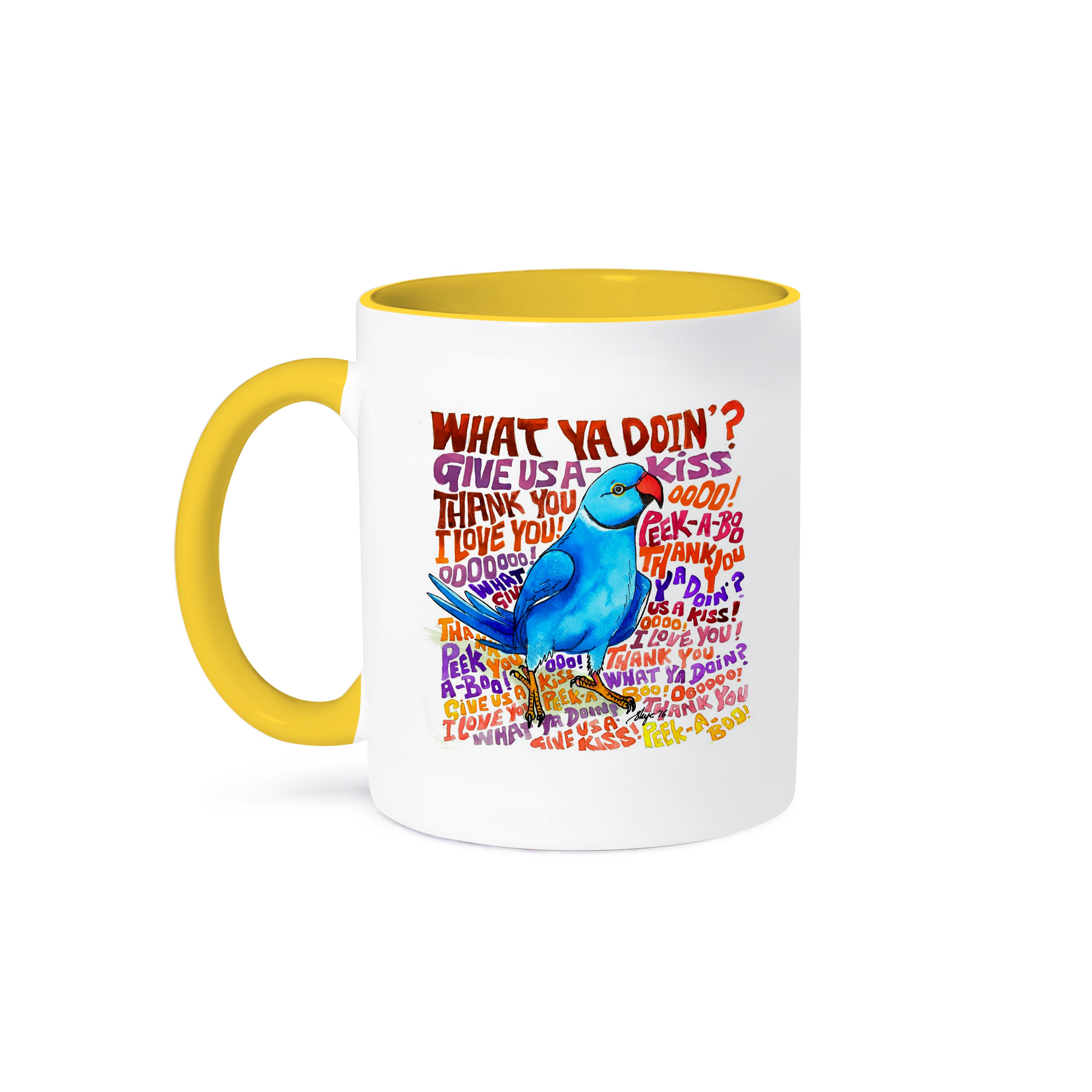 3dRose, What cha doin Indian Ringneck Sayings, Mug - Bild 36 von 99
