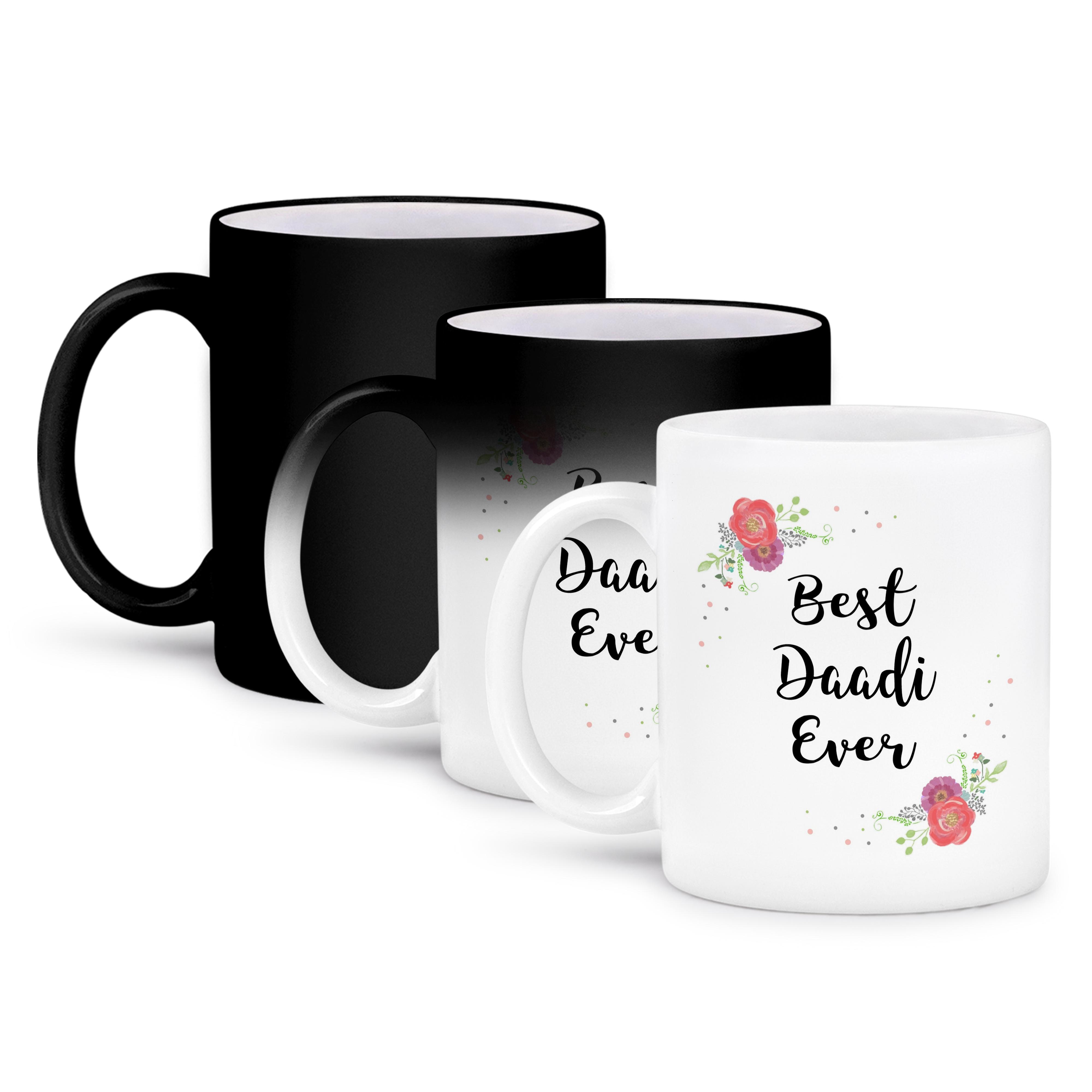 3dRose, Floral Best Daadi Ever pretty watercolor pink flowers Grandma love, Mug - Imagen 57 de 99