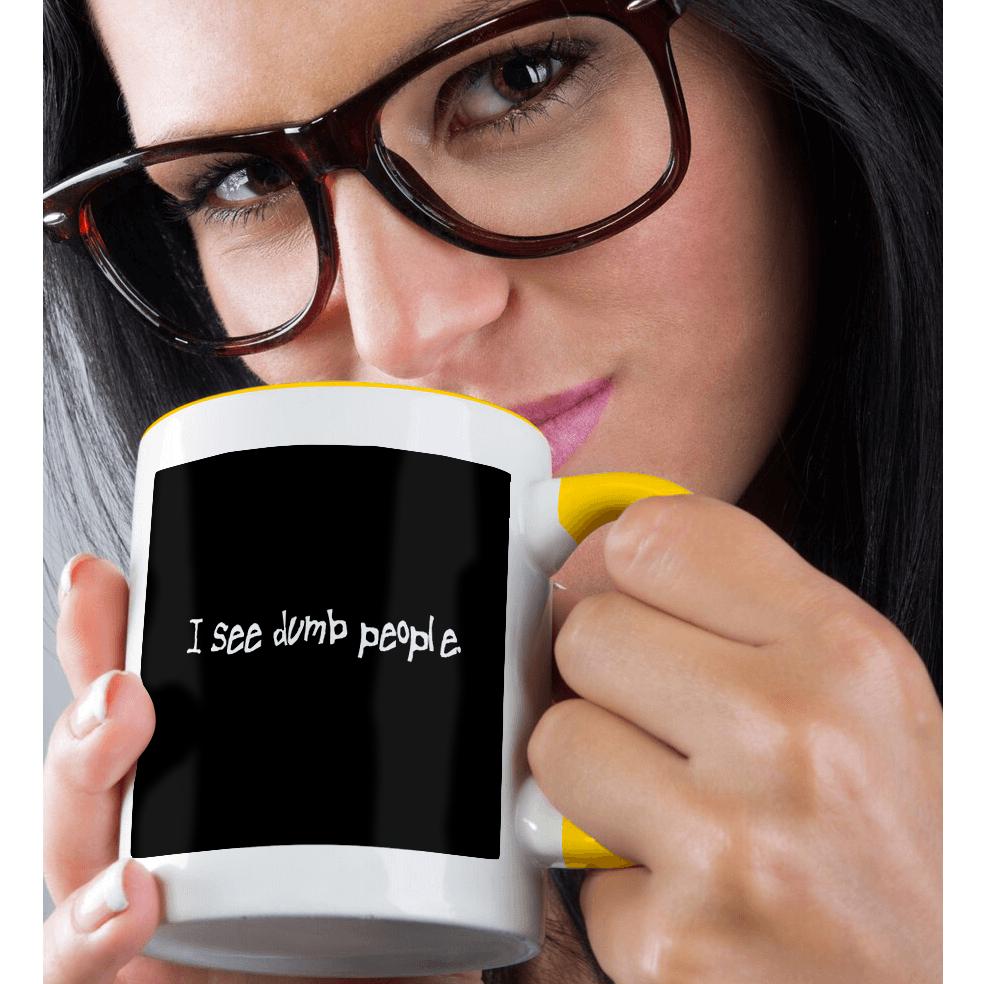3dRose, I See Dumb People Black, Mug - Picture 37 of 99