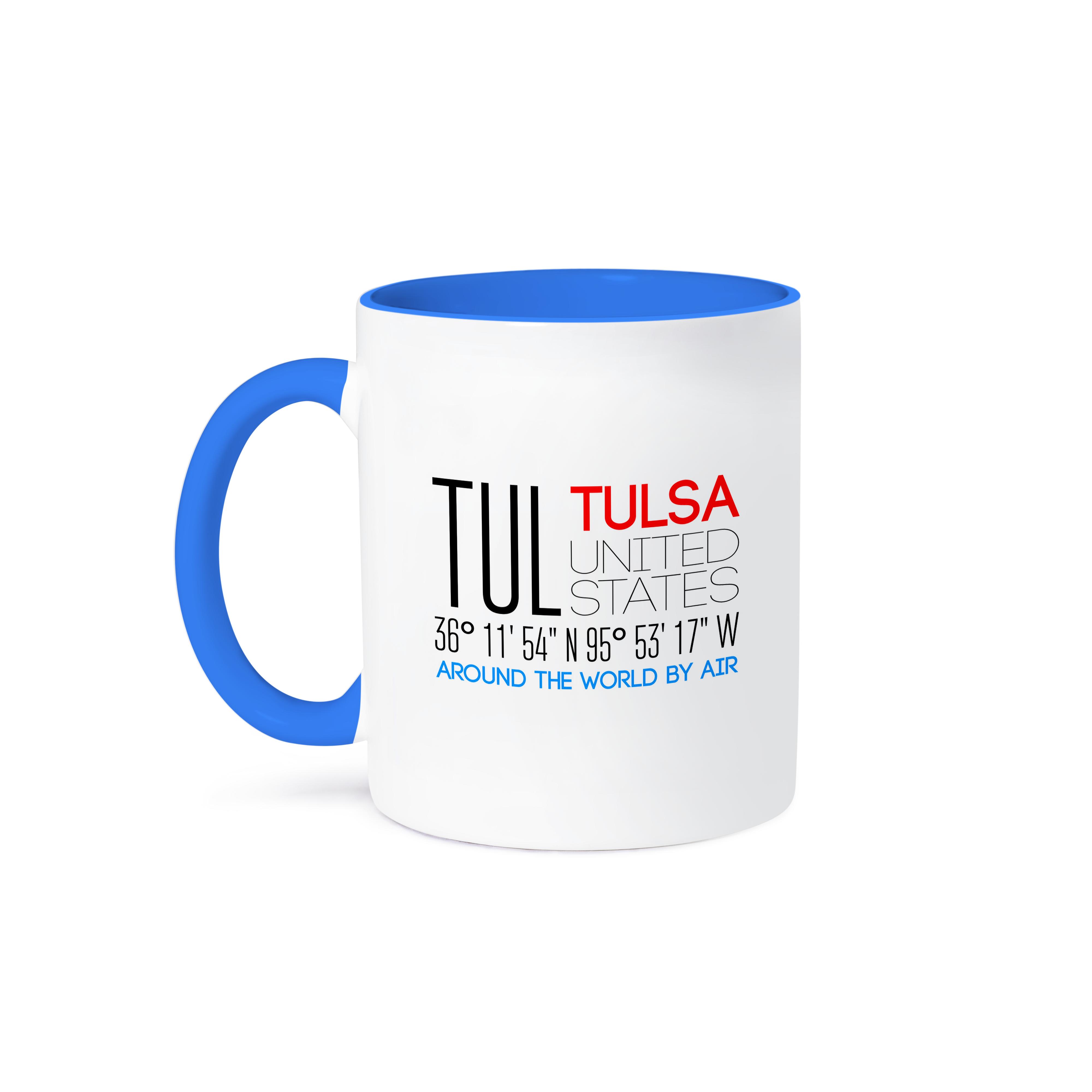 3dRose, International Airport Code TUL, Tulsa, Oklahoma, USA, Tasse - Bild 50 von 99