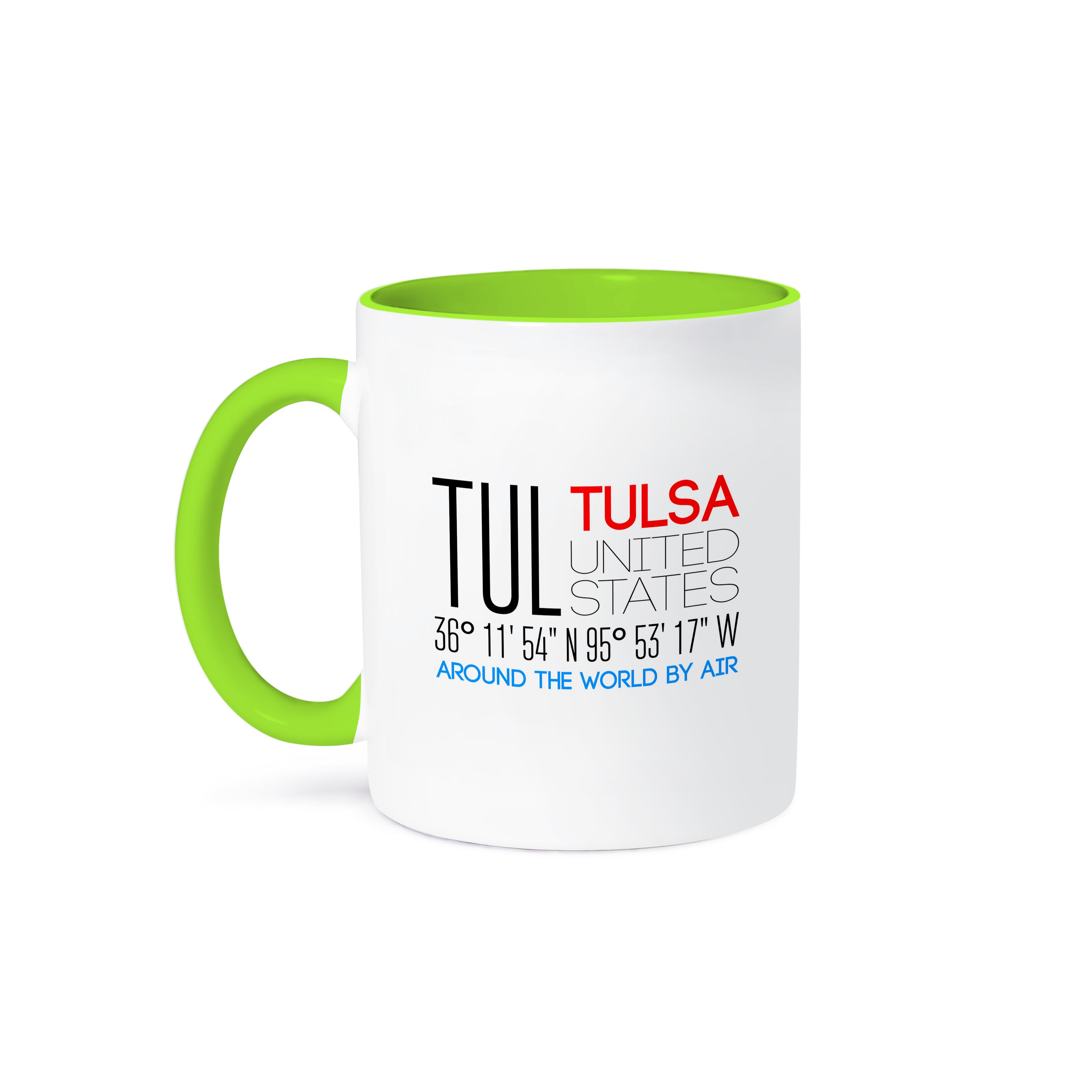 3dRose, International Airport Code TUL, Tulsa, Oklahoma, USA, Tasse - Bild 79 von 99