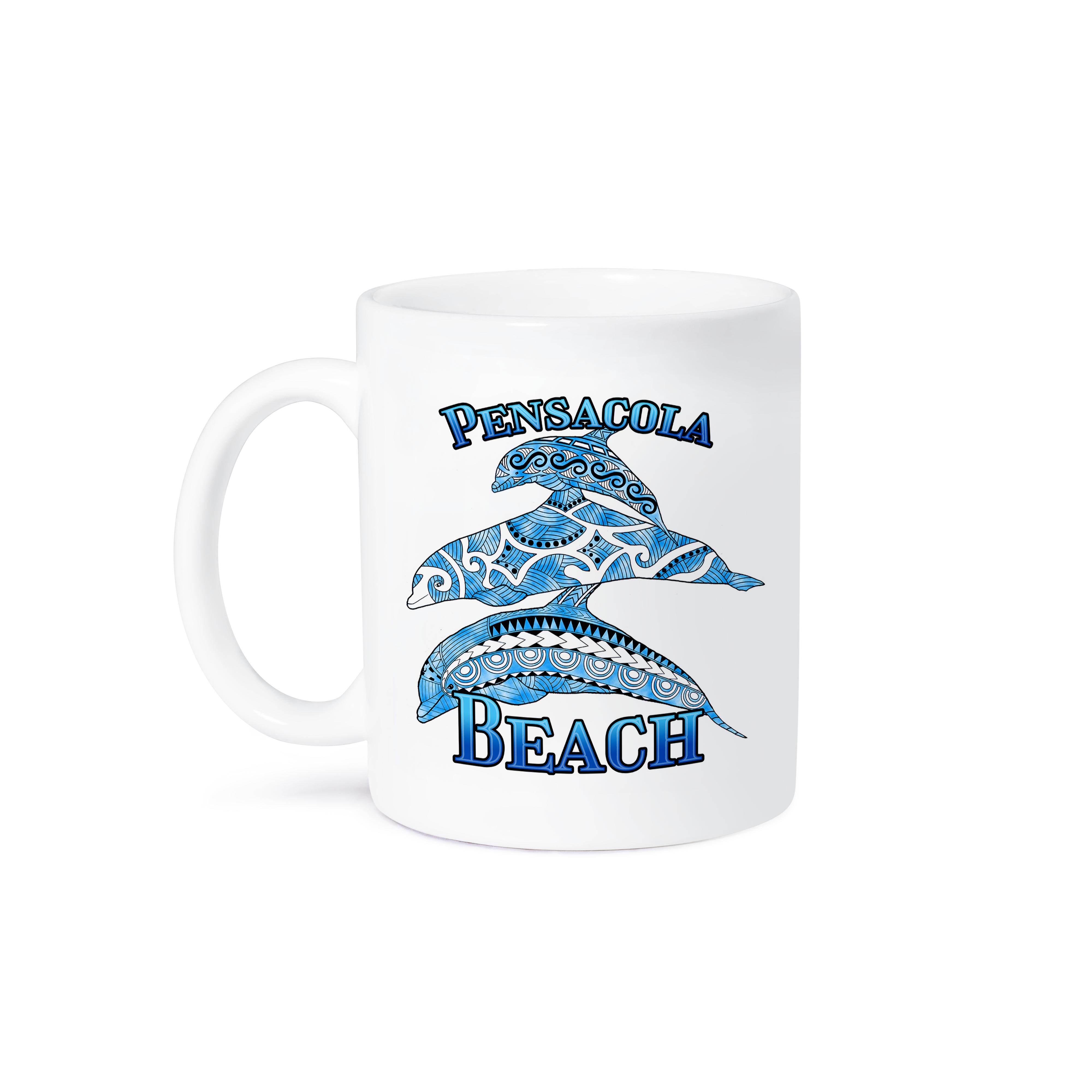 3dRose, Tribal dolphins for your vacation to Pensacola Florida., Mug - Picture 29 of 99