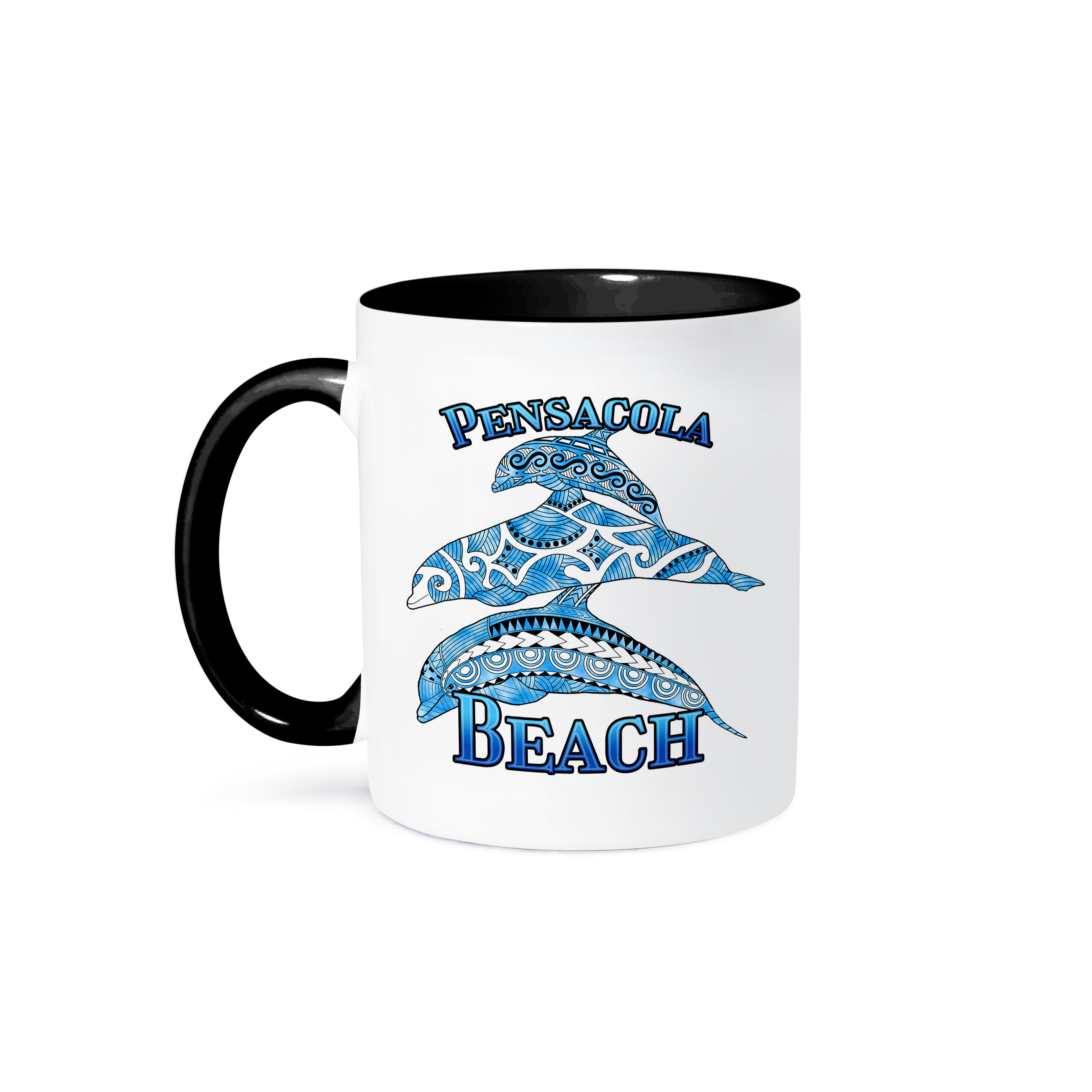 3dRose, Tribal dolphins for your vacation to Pensacola Florida., Mug - Picture 15 of 99