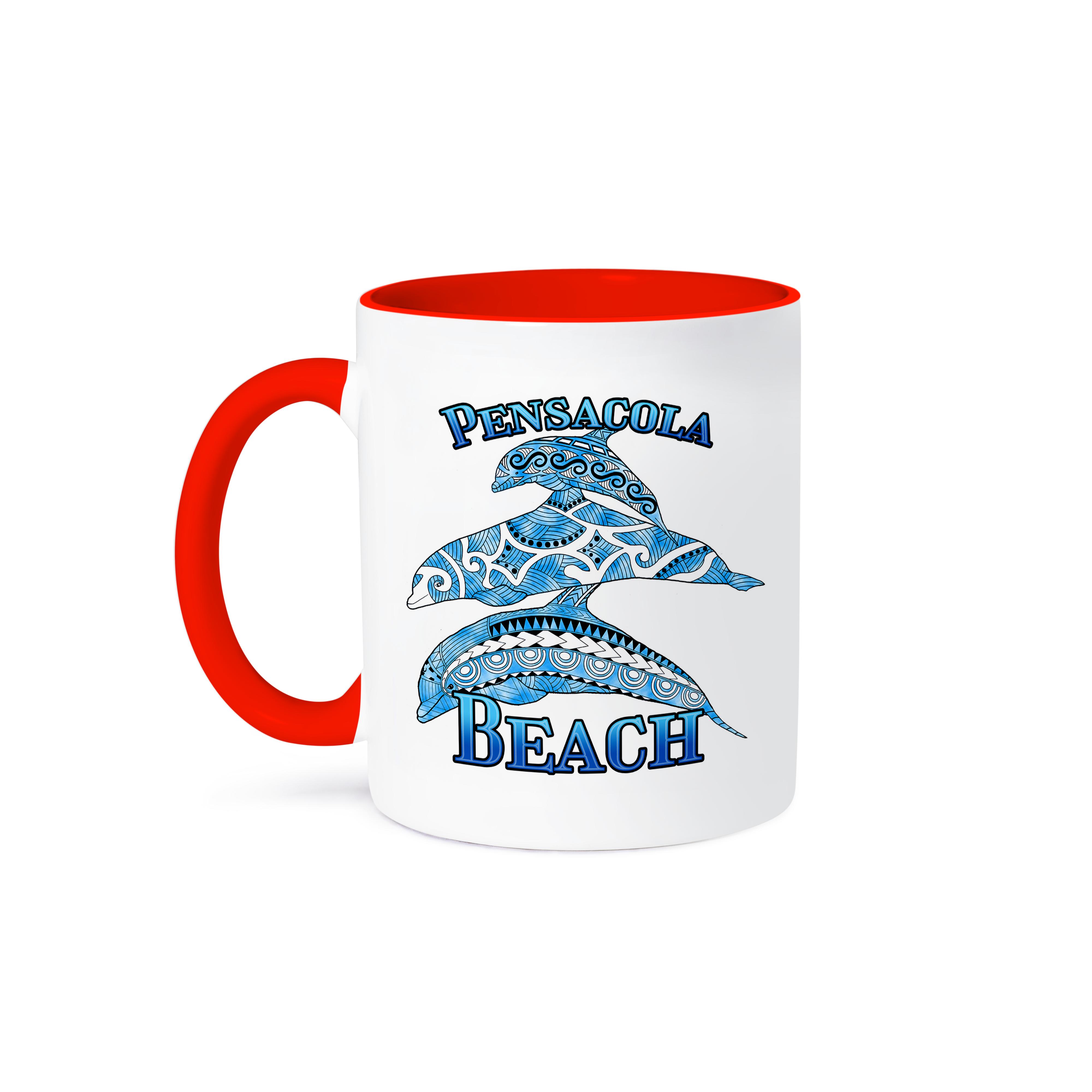 3dRose, Tribal dolphins for your vacation to Pensacola Florida., Mug - Picture 8 of 99