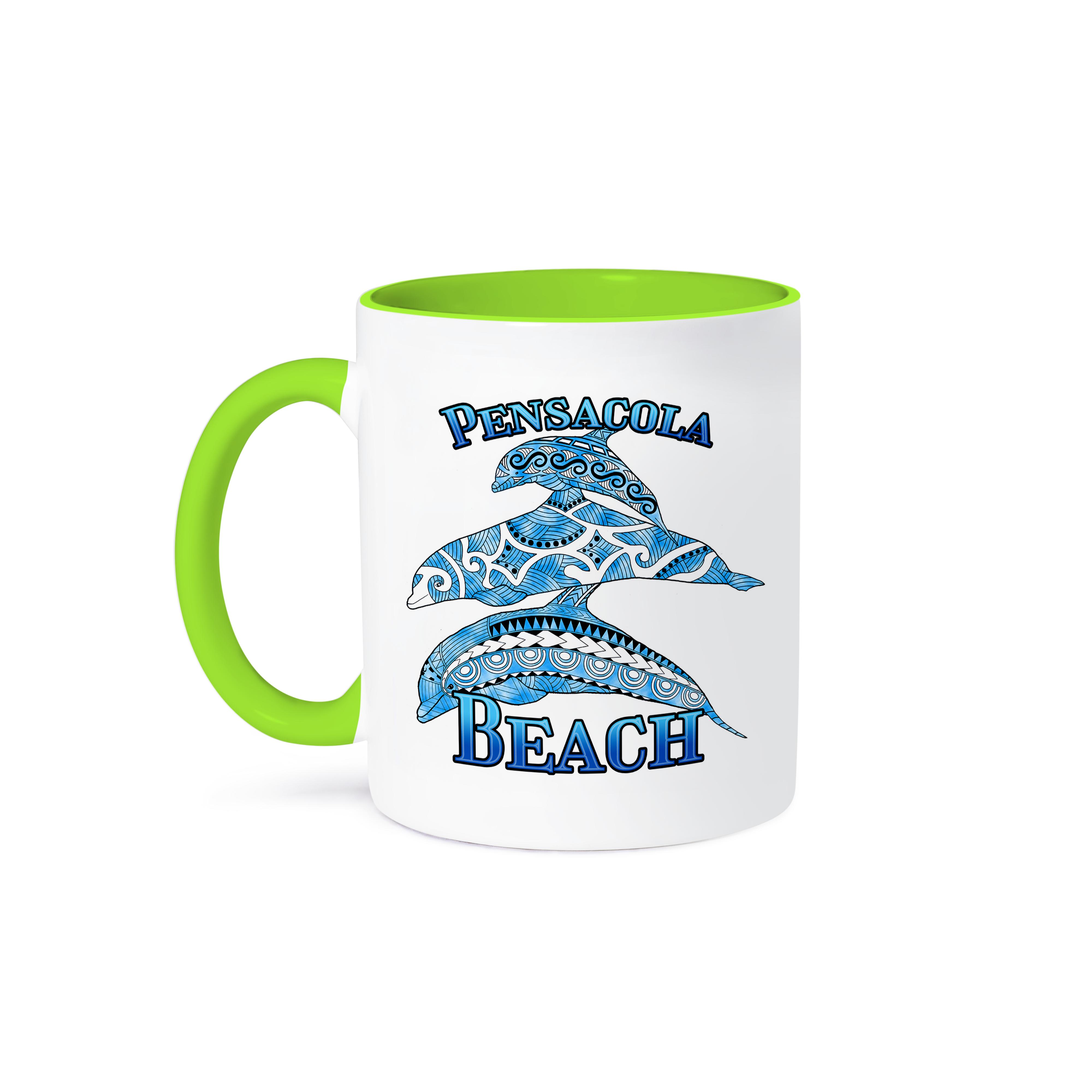 3dRose, Tribal dolphins for your vacation to Pensacola Florida., Mug - Picture 79 of 99