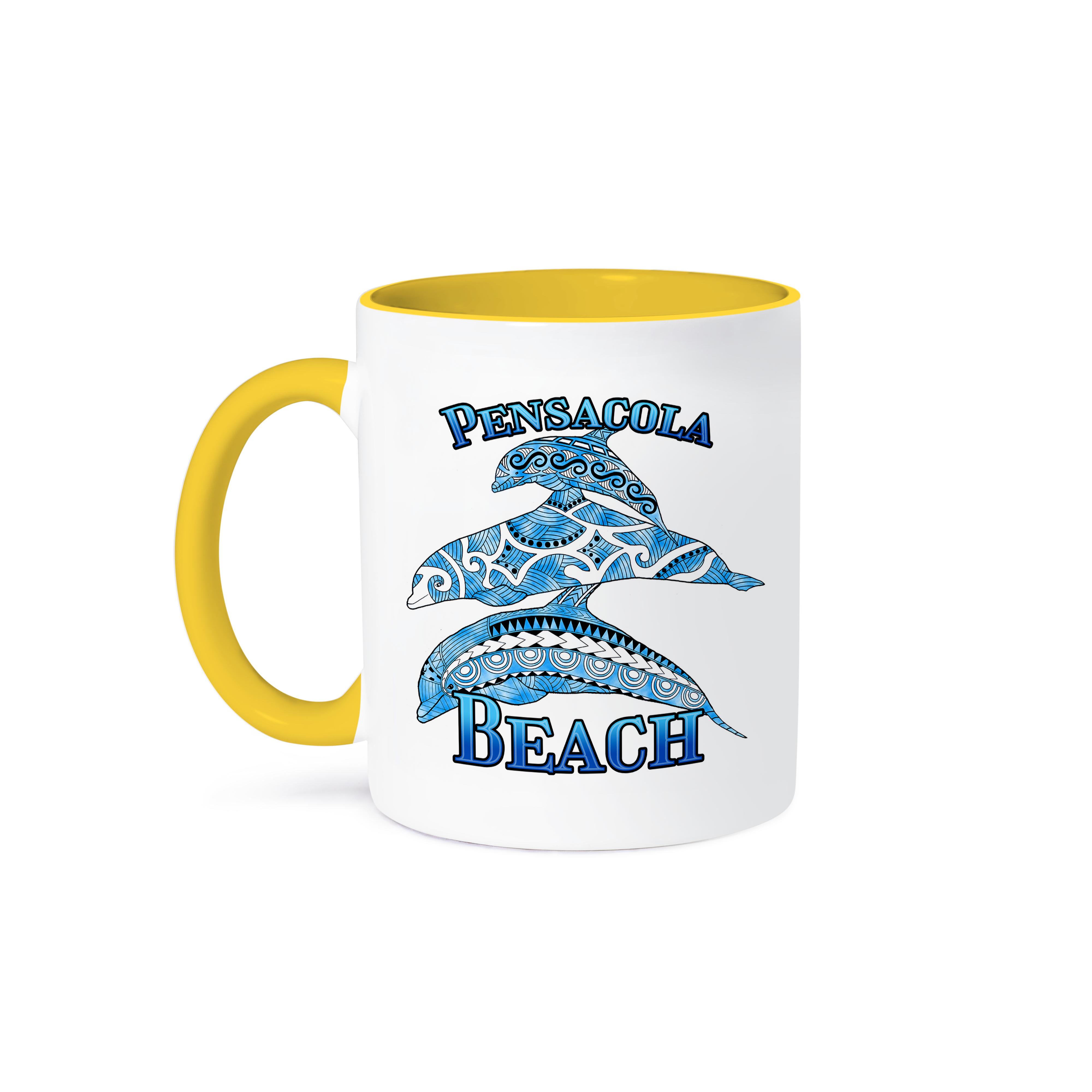 3dRose, Tribal dolphins for your vacation to Pensacola Florida., Mug - Picture 36 of 99
